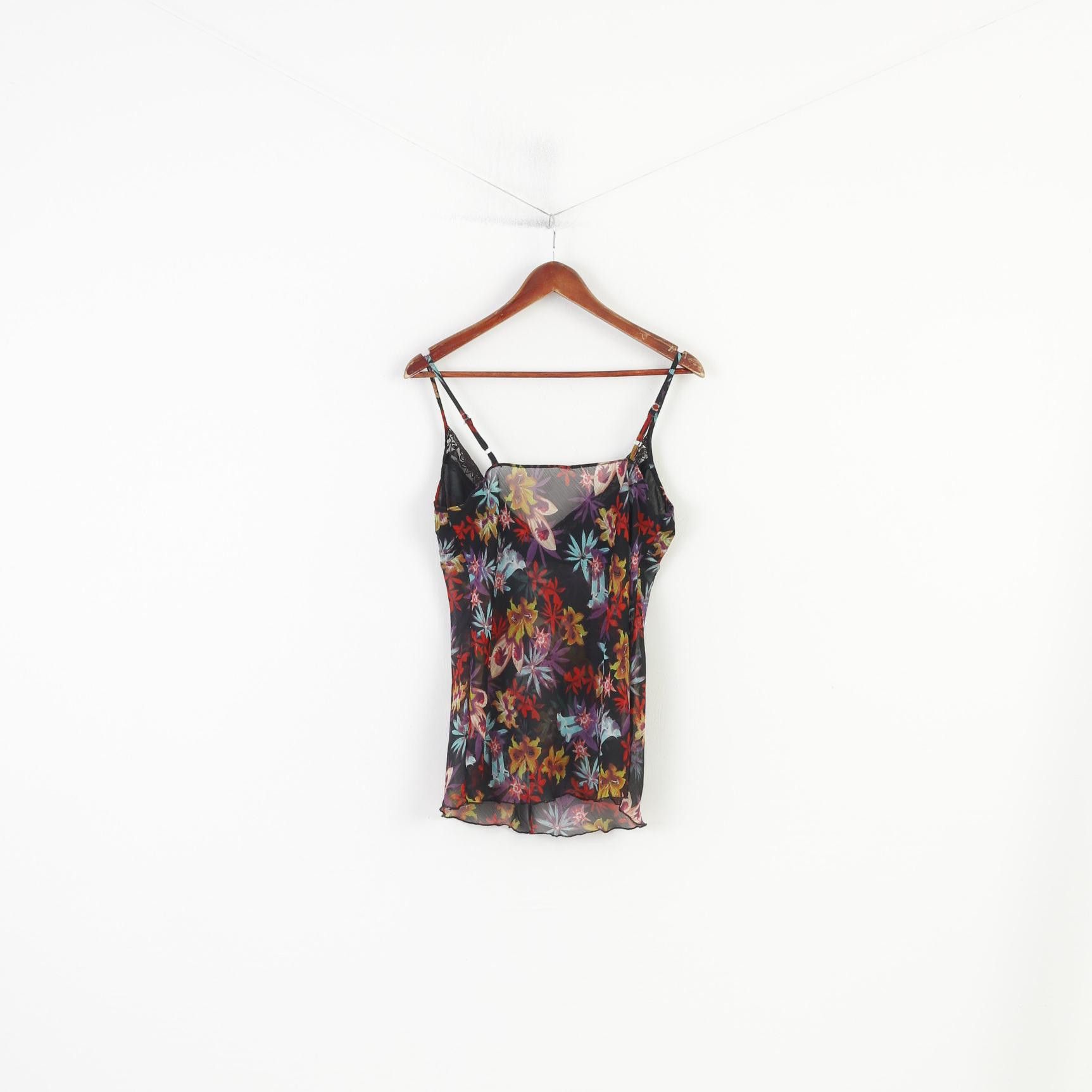 Vintage Vintage Women S Tank Top Spaghetti Strap Black 3380 Size S / US 4 / IT 40 - 5 Thumbnail