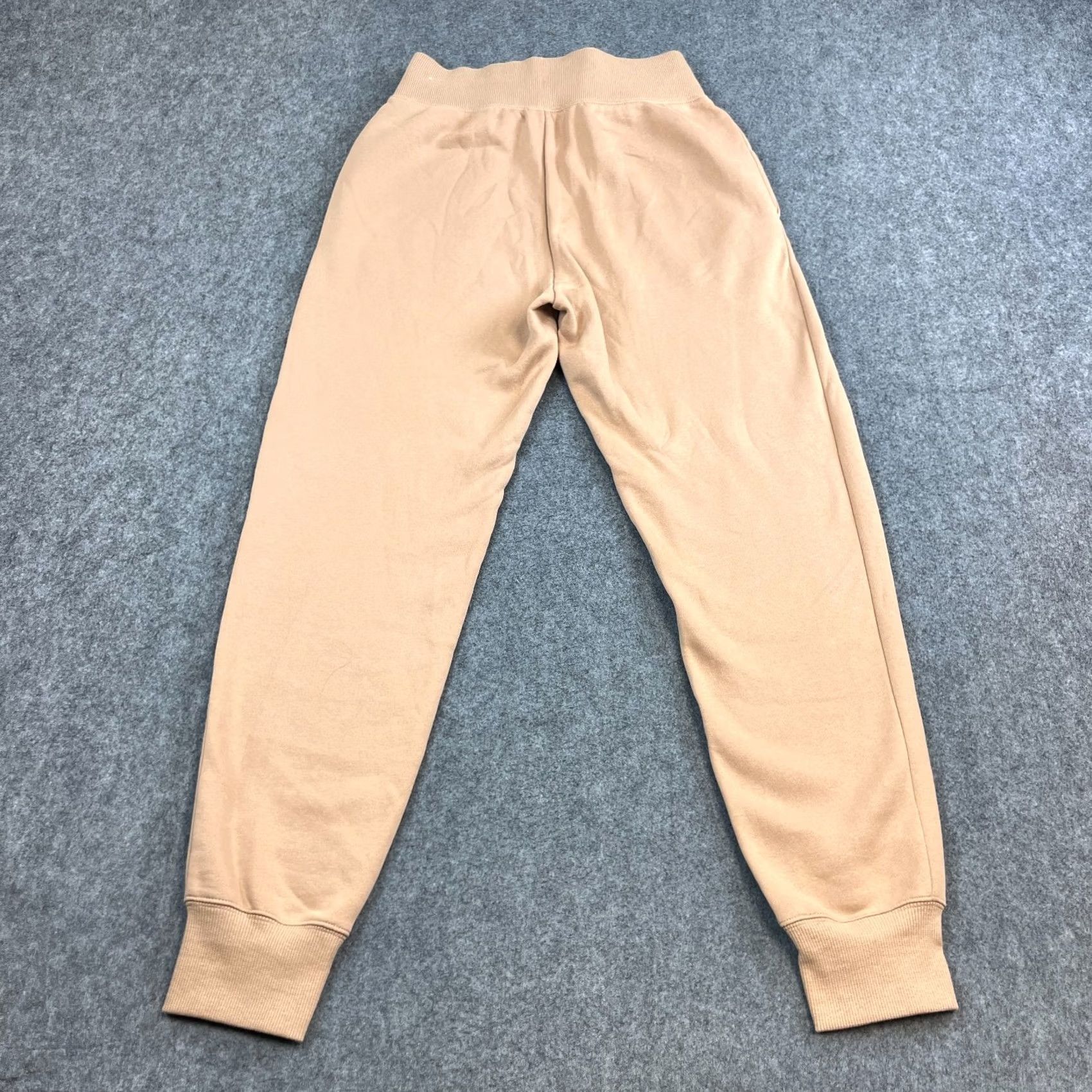 Nike Nike Mens Joggers Sweat Pants Slim Beige Swoosh Spellout Tapered Size US 29 - 2 Thumbnail