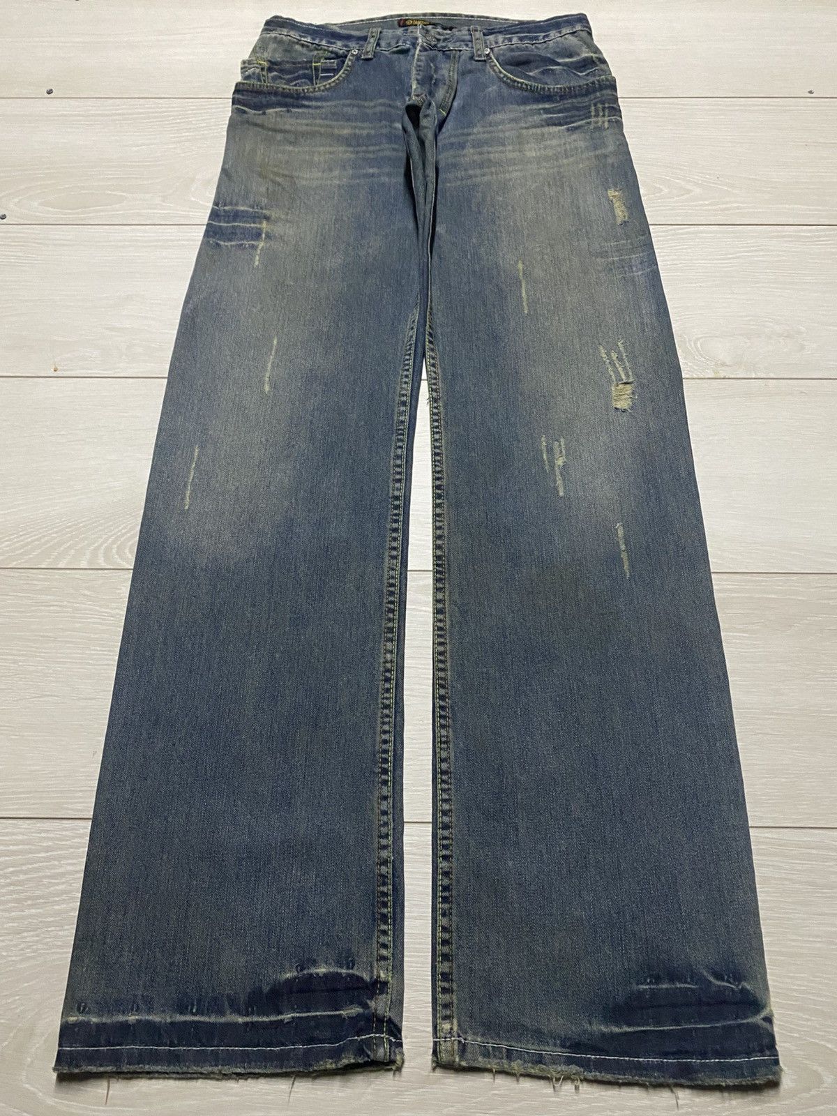 If Six Was Nine Takeshy Kurosawa State of the Art Denim Baggy Jeans Size US 30 / EU 46 - 1 Thumbnail