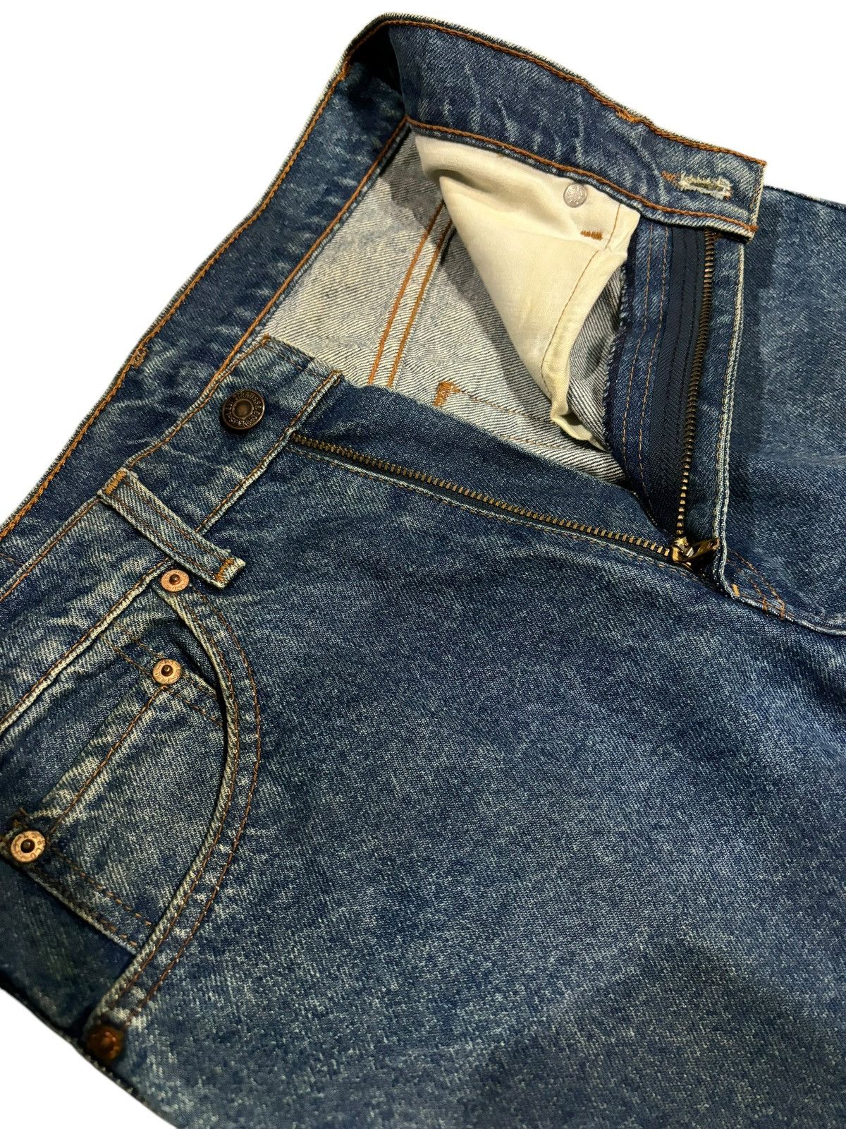 Levi's × Levi's Vintage Clothing × Vintage 90’s Vintage Levi’s Japan Lot 518-0216 Straight Cut Jeans Size US 30 / EU 46 - 4 Thumbnail