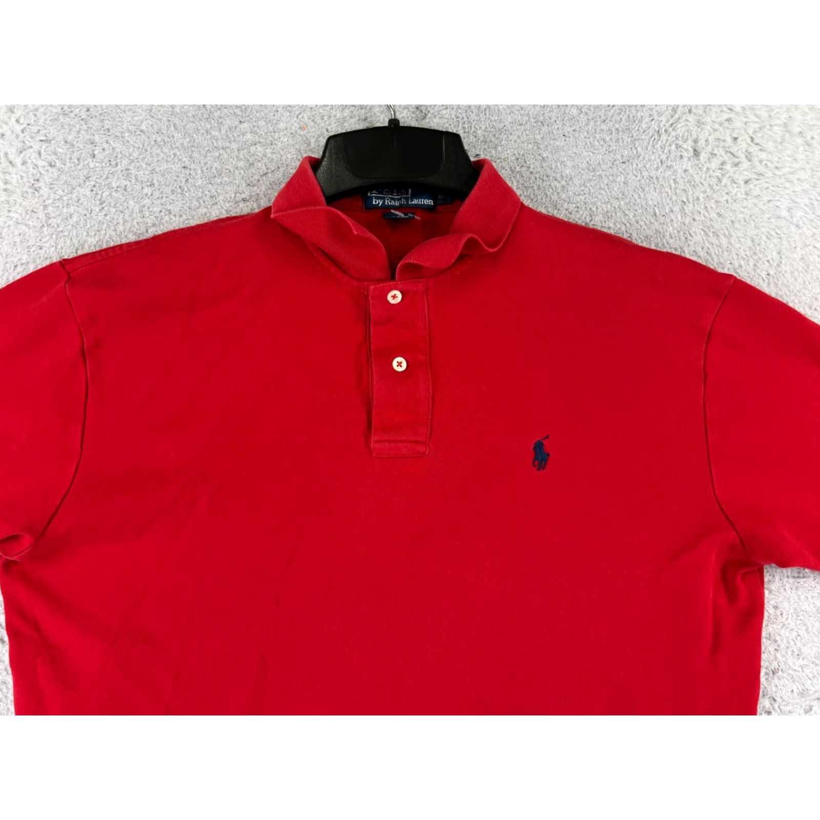 Ralph Lauren VINTAGE Ralph Lauren Polo Shirt Mens M Red Jersey Cotton Golf Golfer Size US M / EU 48-50 / 2 - 6 Thumbnail