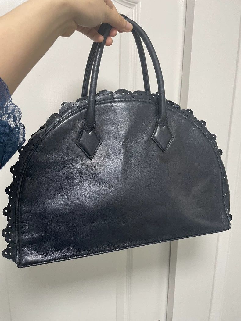 Vivienne Westwood Blue Lace Dumpling Handbag