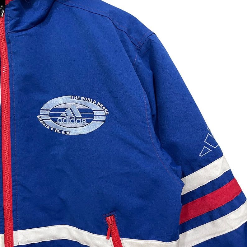 Adidas × Vintage Vintage Adidas Bomber Hoodie Jacket Size US M / EU 48-50 / 2 - 6 Thumbnail