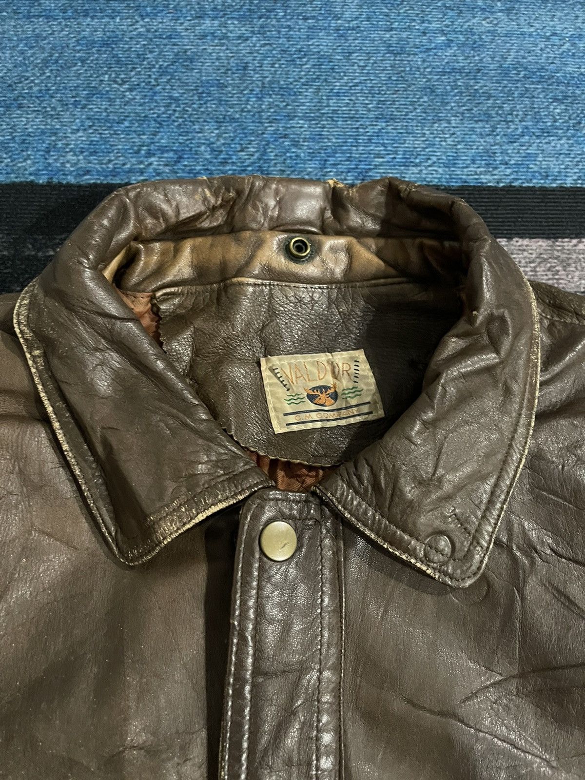 Vintage Vintage Val’dor C.M Company Sheep Leather Jacket Size US L / EU 52-54 / 3 - 11 Thumbnail