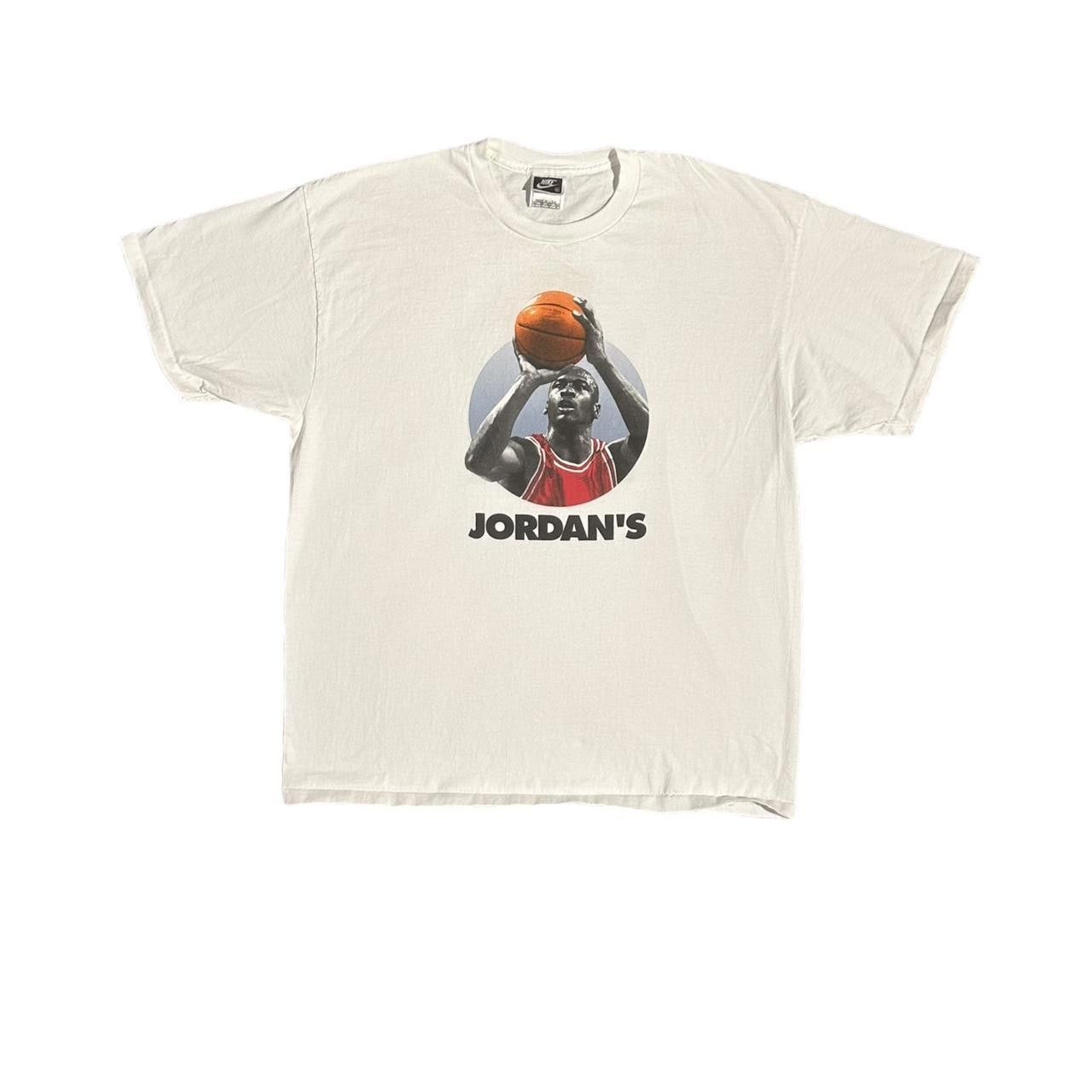 image of 1994 Michael Jordan Chicago Bulls Nike Shirt (Made In Usa) in White, Men's (Size XL)