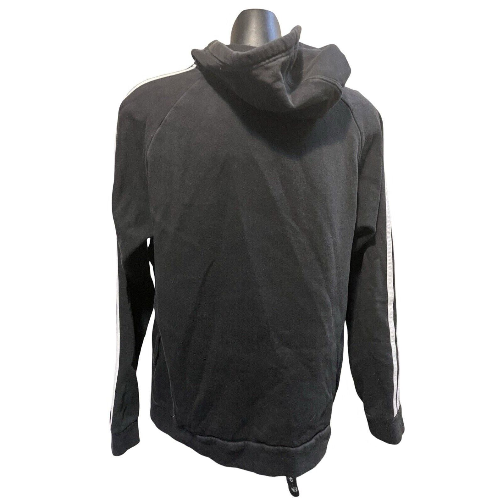Adidas Adidas Black Pullover Hoodie with Logo - Medium Size US M / EU 48-50 / 2 - 6 Thumbnail