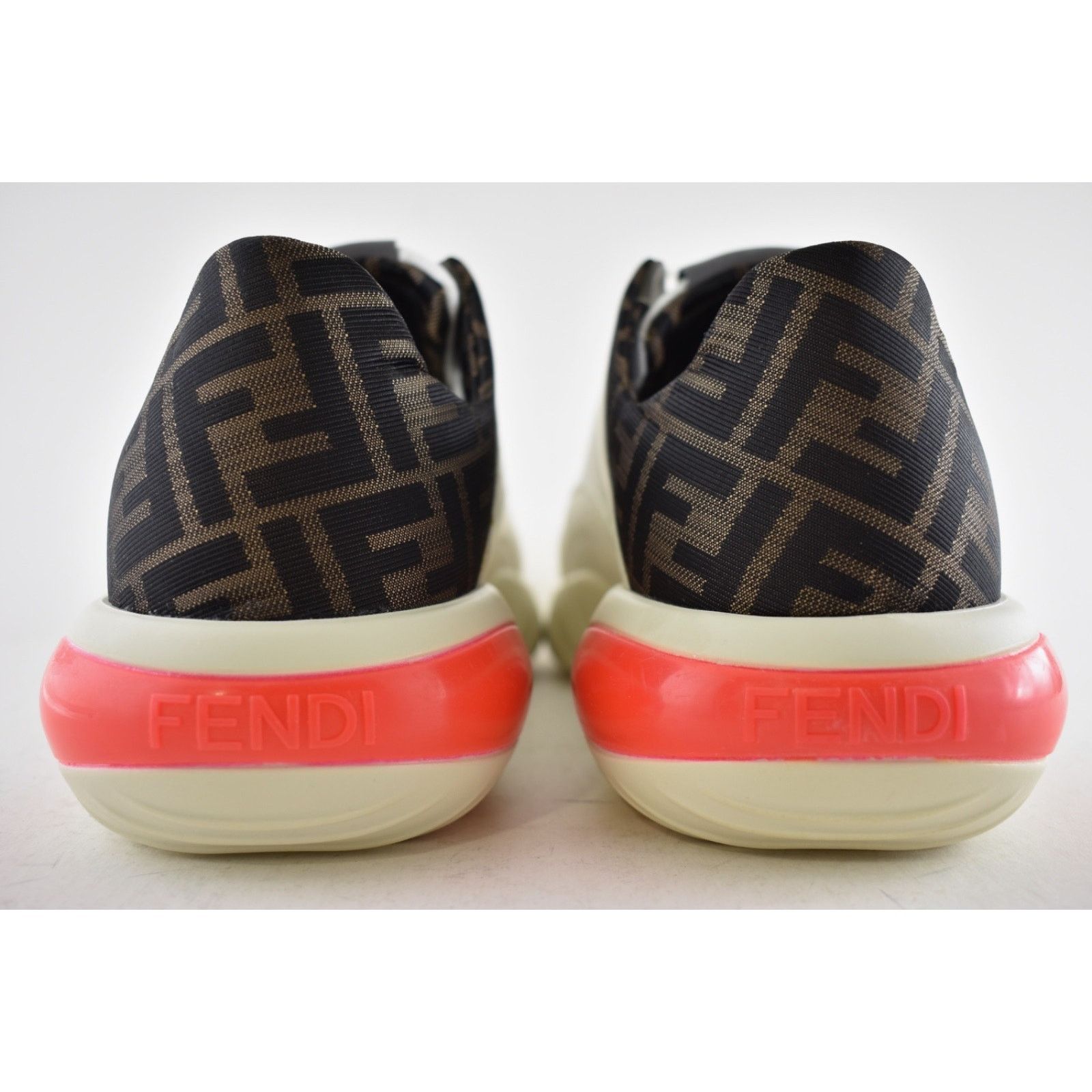 Fendi Fendi Mens White FF Logo Sneaker Flat Trainer US 10.5 Size US 10.5 / EU 43-44 - 10 Thumbnail
