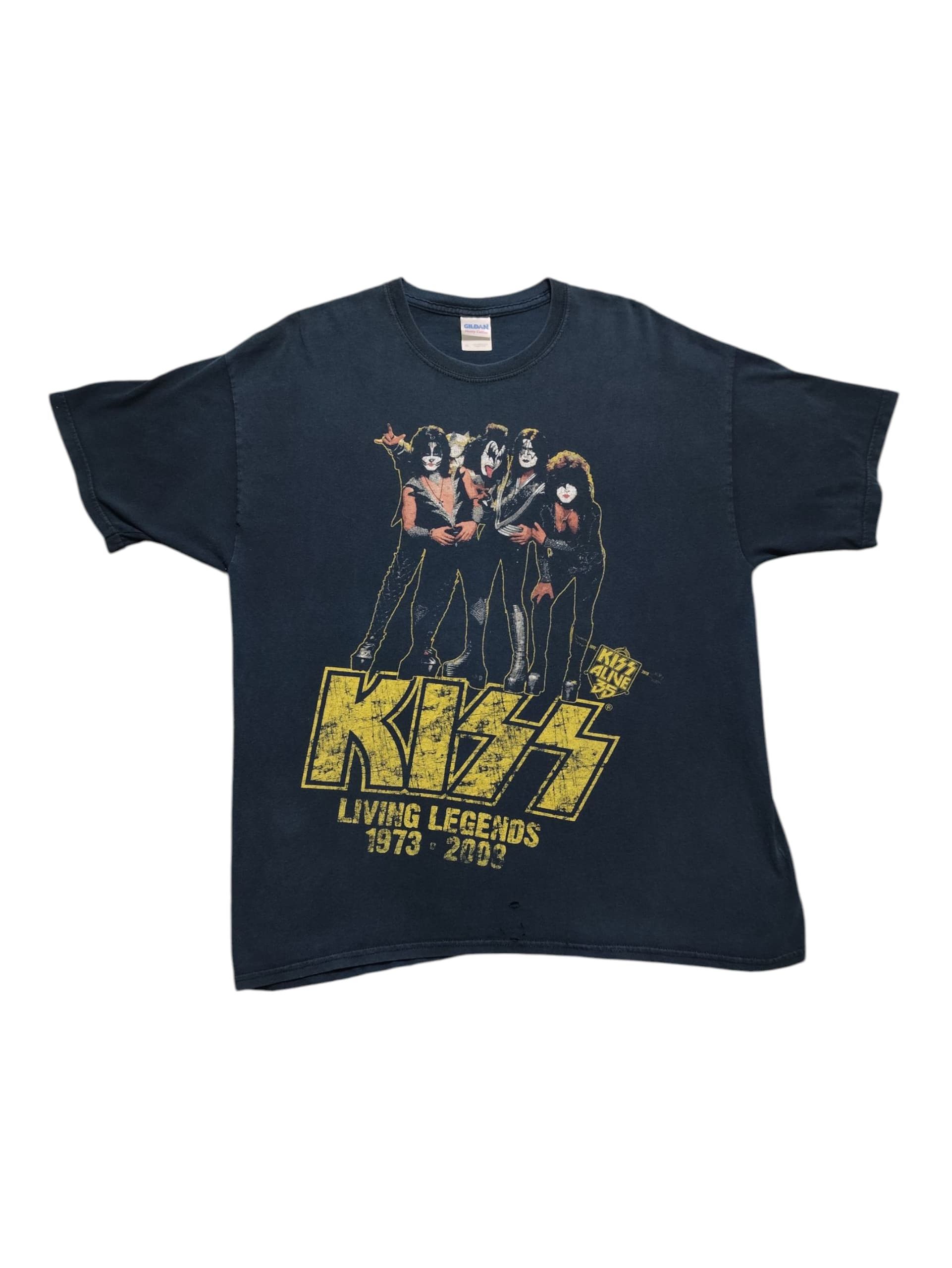 Band Tees Vintage Kiss Band Tee World Tour 2008 Size US XL / EU 56 / 4 - 1 Thumbnail