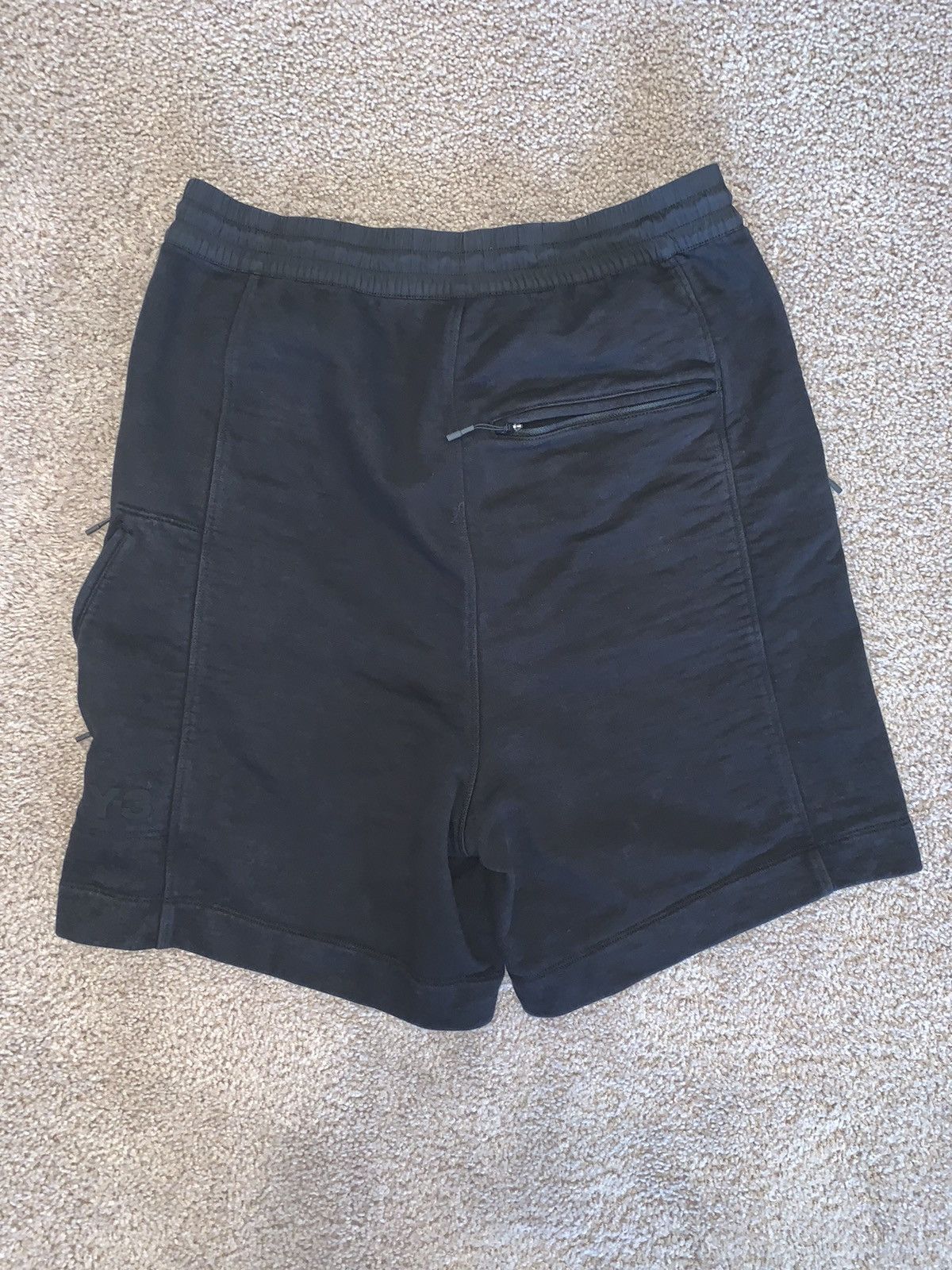 Yohji Yamamoto Y-3 22S SAMPLE ASYM TECH CARGO OVERDYE LOOPBACK SHORT Size US 32 / EU 48 - 2 Thumbnail