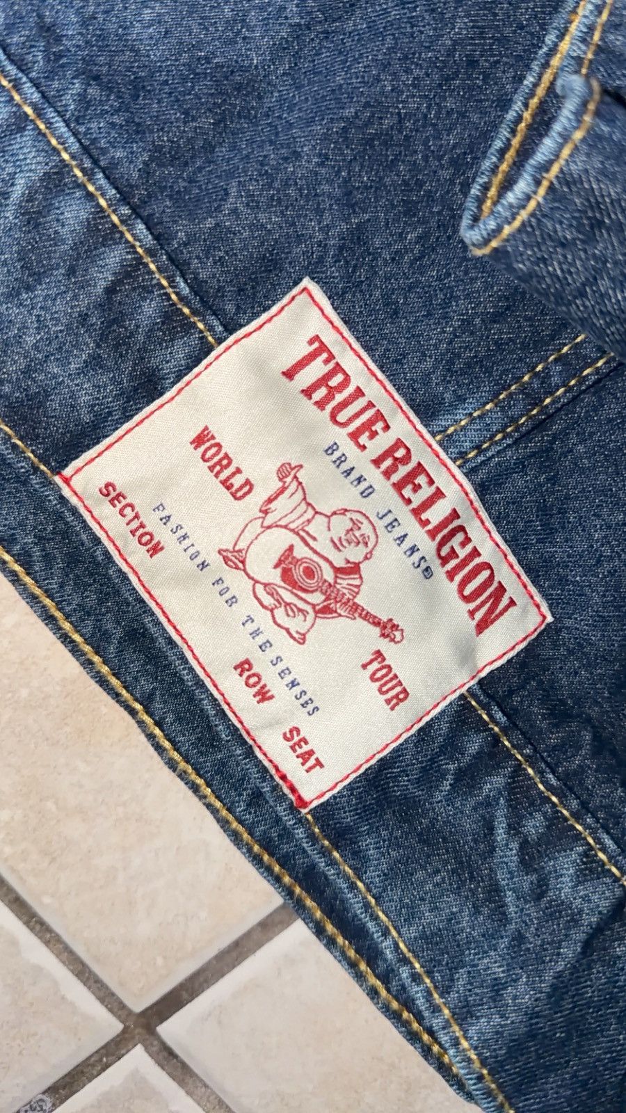 True Religion Men's TRUE RELIGION Denim JACKET Jeans XL New without tags Size US XL / EU 56 / 4 - 7 Thumbnail