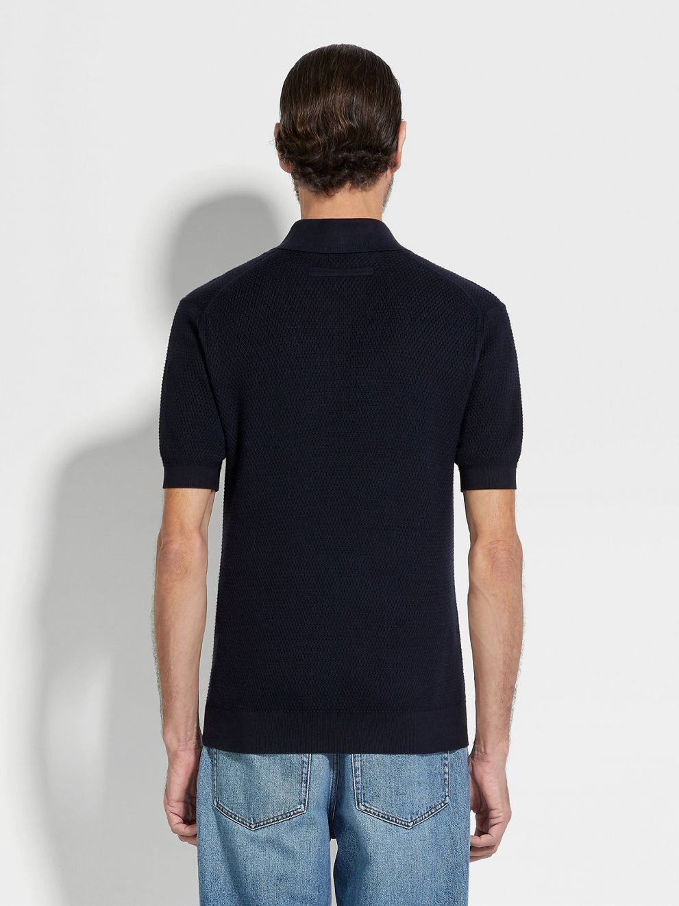 Ermenegildo Zegna o1s1rm0225 RUDC95A7 Polo Shirt in Navy Blue Size US S / EU 44-46 / 1 - 5 Thumbnail