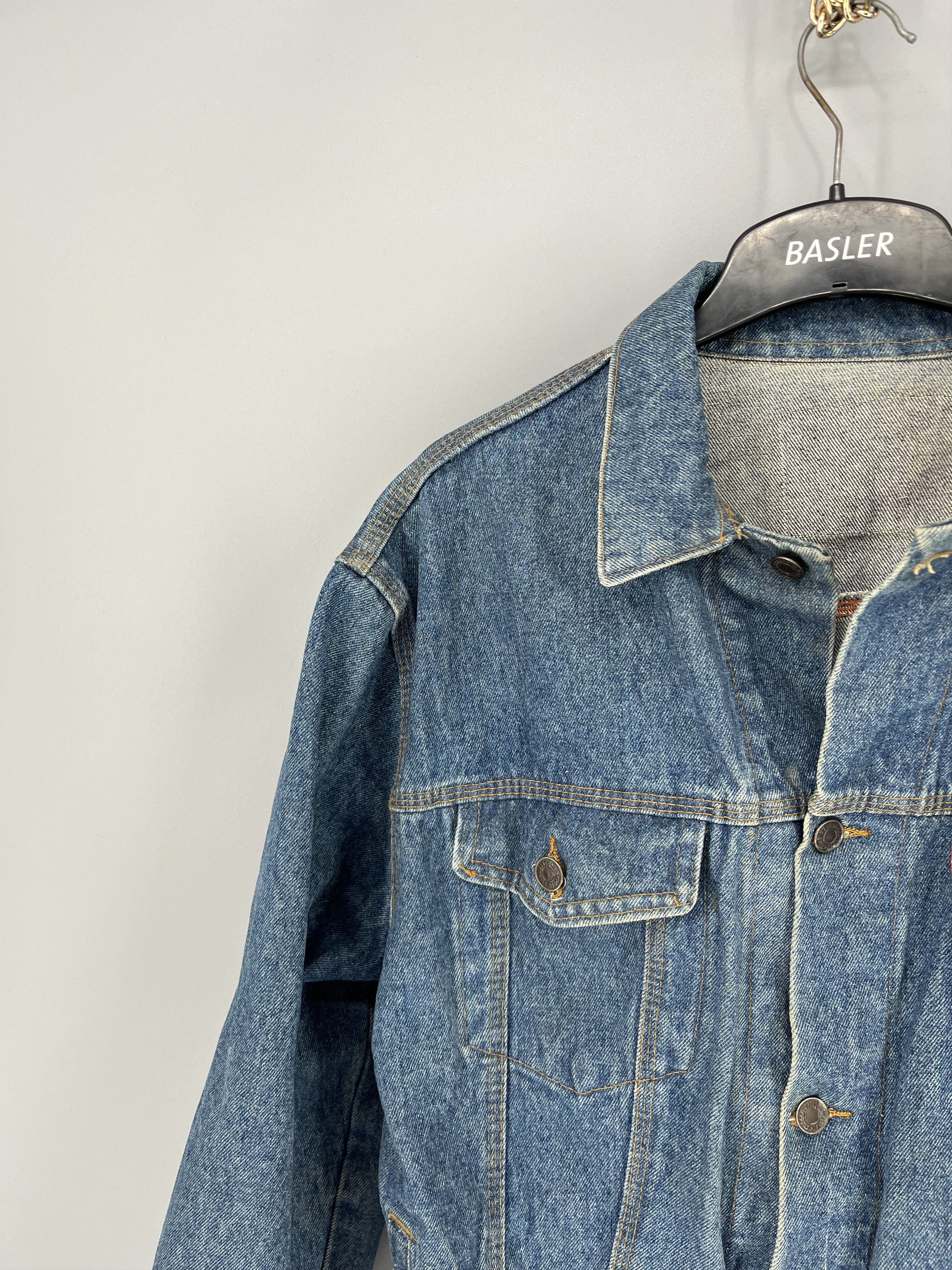 Levi's VINTAGE 40s 50s 60s 70s LEVIS TRUCKER DENIM JACKET Size US L / EU 52-54 / 3 - 5 Thumbnail