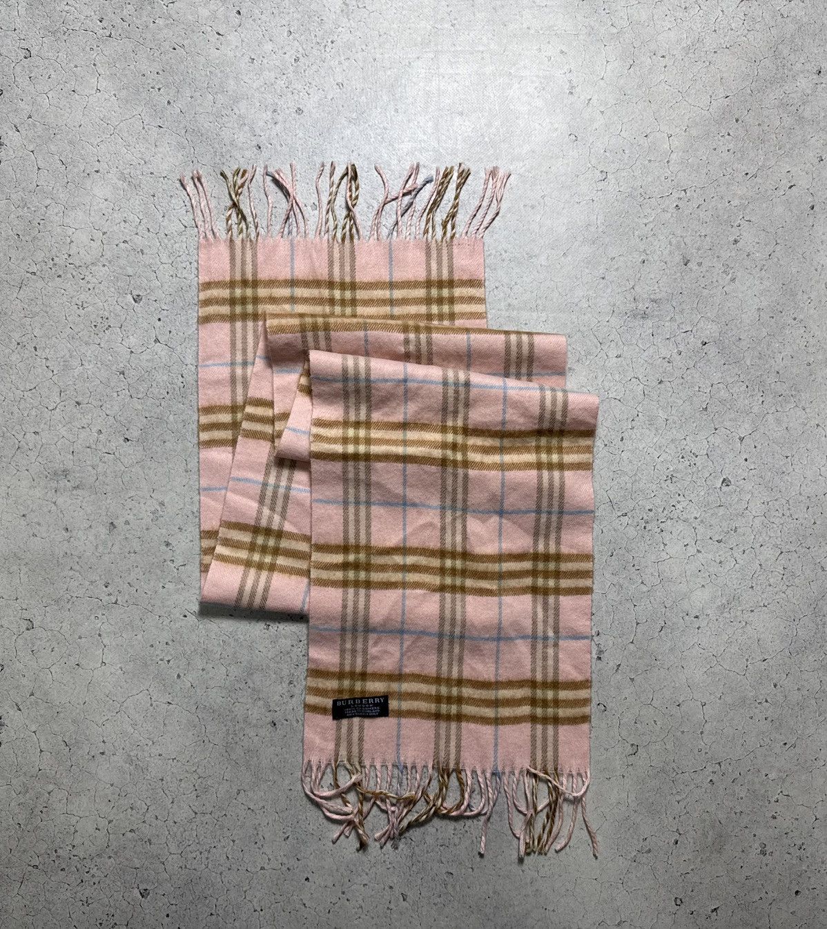 Burberry Burberry Cashmere Vintage Scarf Size ONE SIZE - 2 Thumbnail