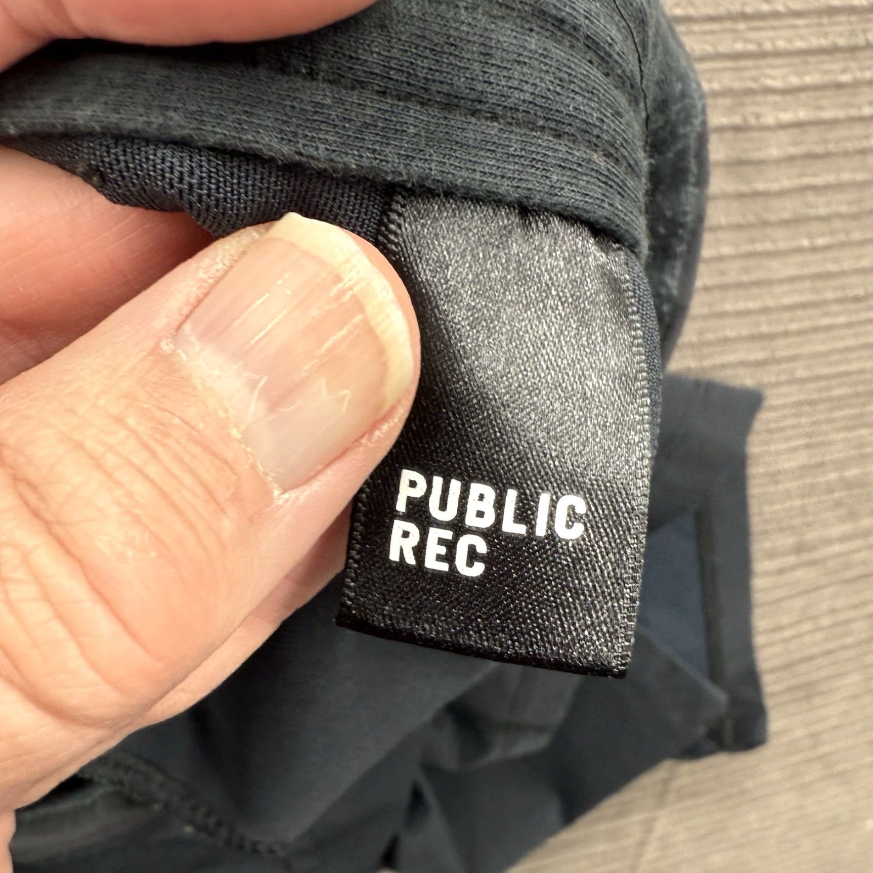 Vintage Public Rec Flex Shorts Men 34 Blue Polyester Drawstring Performance Golf Tennis Chino Casual Travel Pockets Logo Regular Inseam 7 in Summer 90s? Size US 34 / EU 50 - 3 Thumbnail