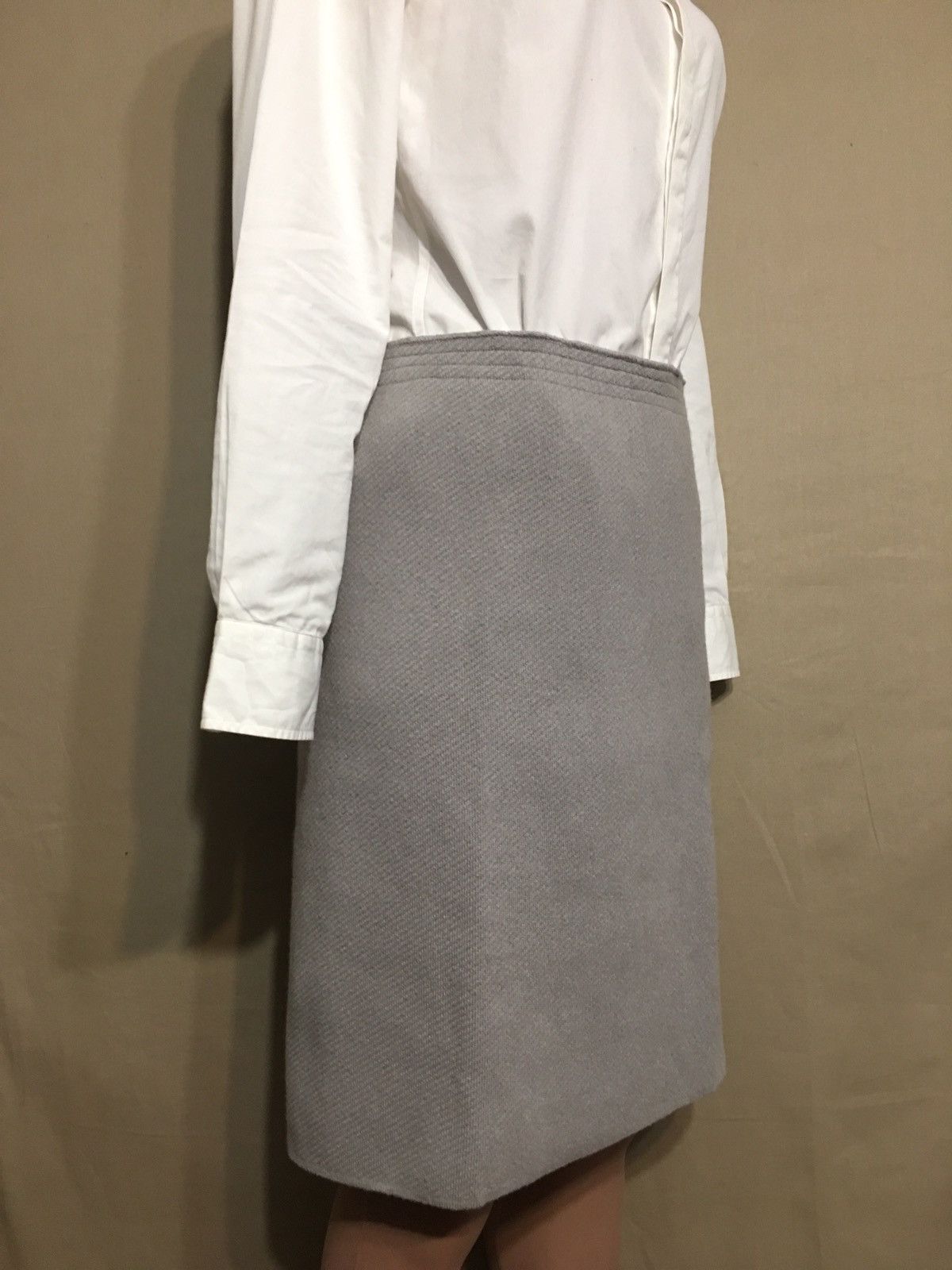 Other MORESI Como Italy Grey Pure Cashmere Skirt Size S Size 26" / US 2 / IT 38 - 3 Thumbnail