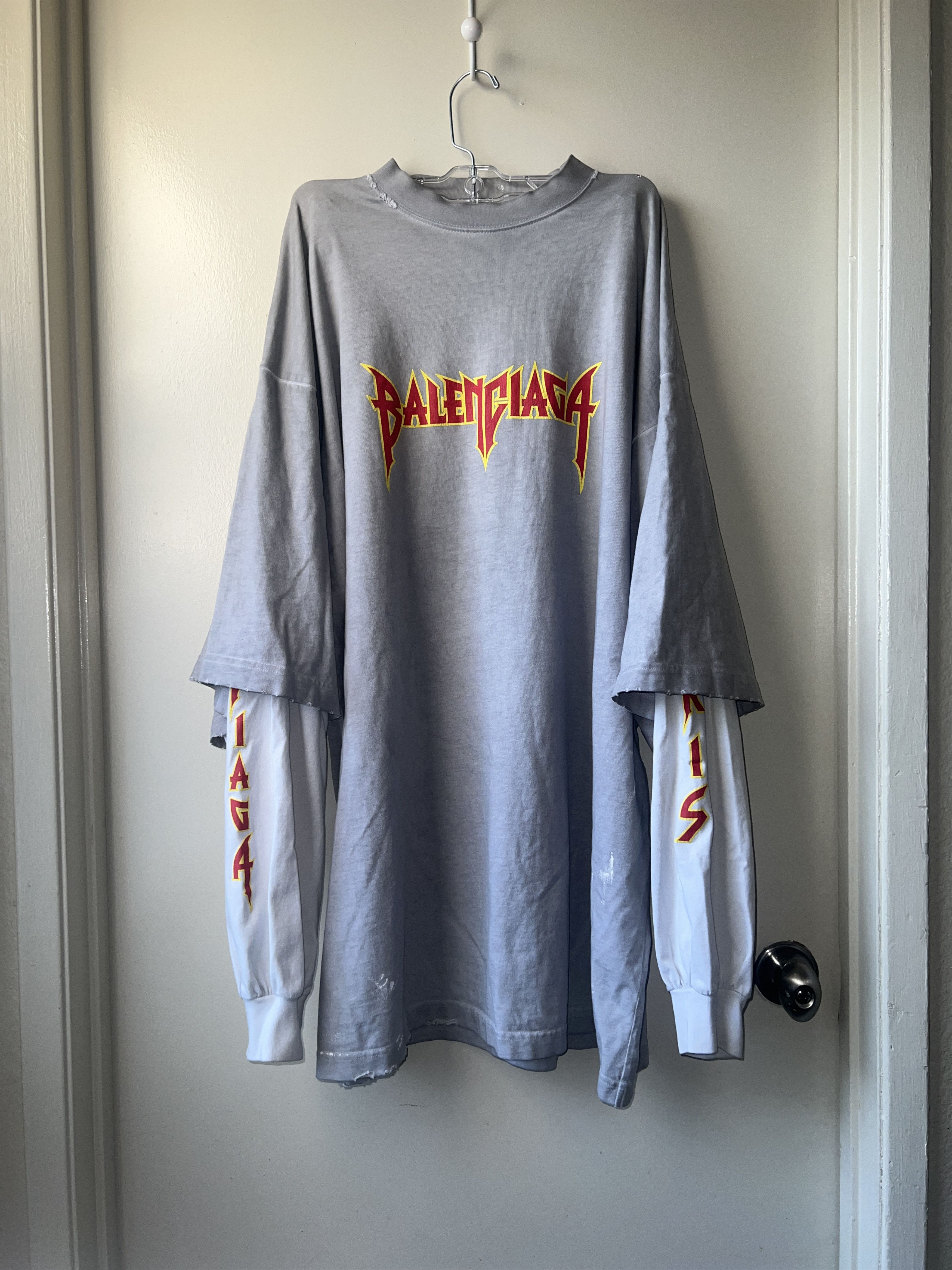 【送料関税込】Balenciaga Getaria Tubular Oversized T-Shirt Balenciaga Black 'Getaria' Oversized T-shirt Balenciaga