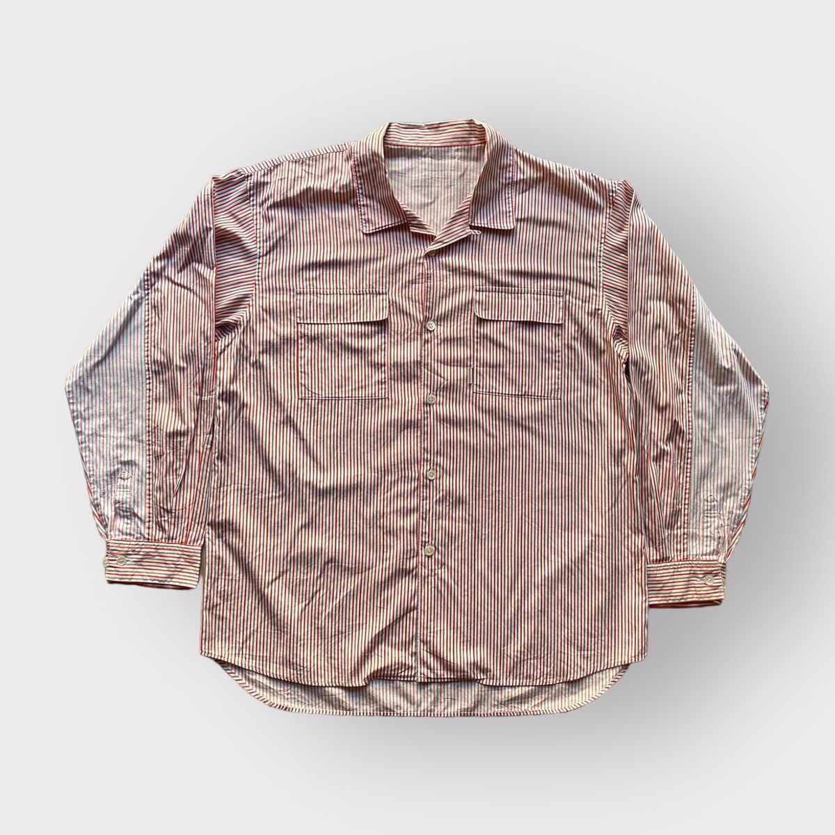 Undercover AW00 Destroy All Systems Open Collar Shirt Size US L / EU 52-54 / 3 - 5 Thumbnail