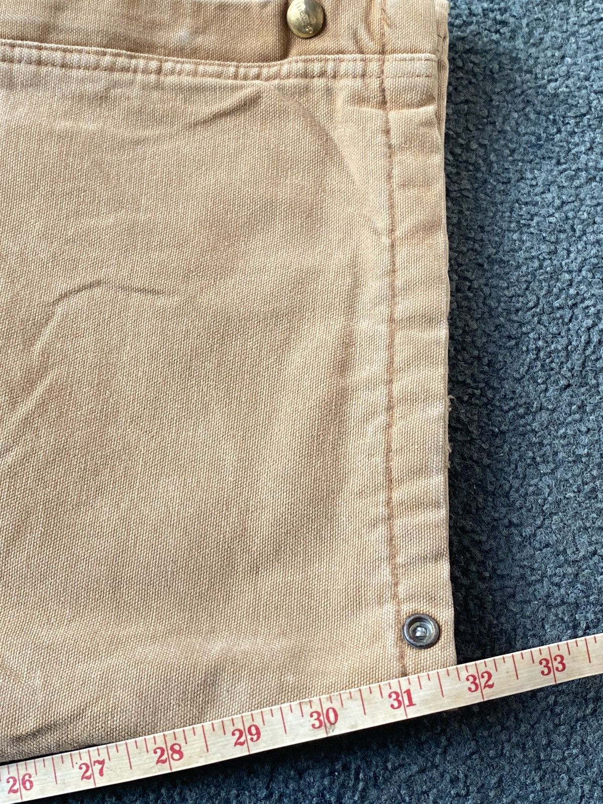 Carhartt × Vintage VINTAGE 1996 CARHARTT LINNED BIBOVERALL Size US 44 / EU 60 - 17 Thumbnail