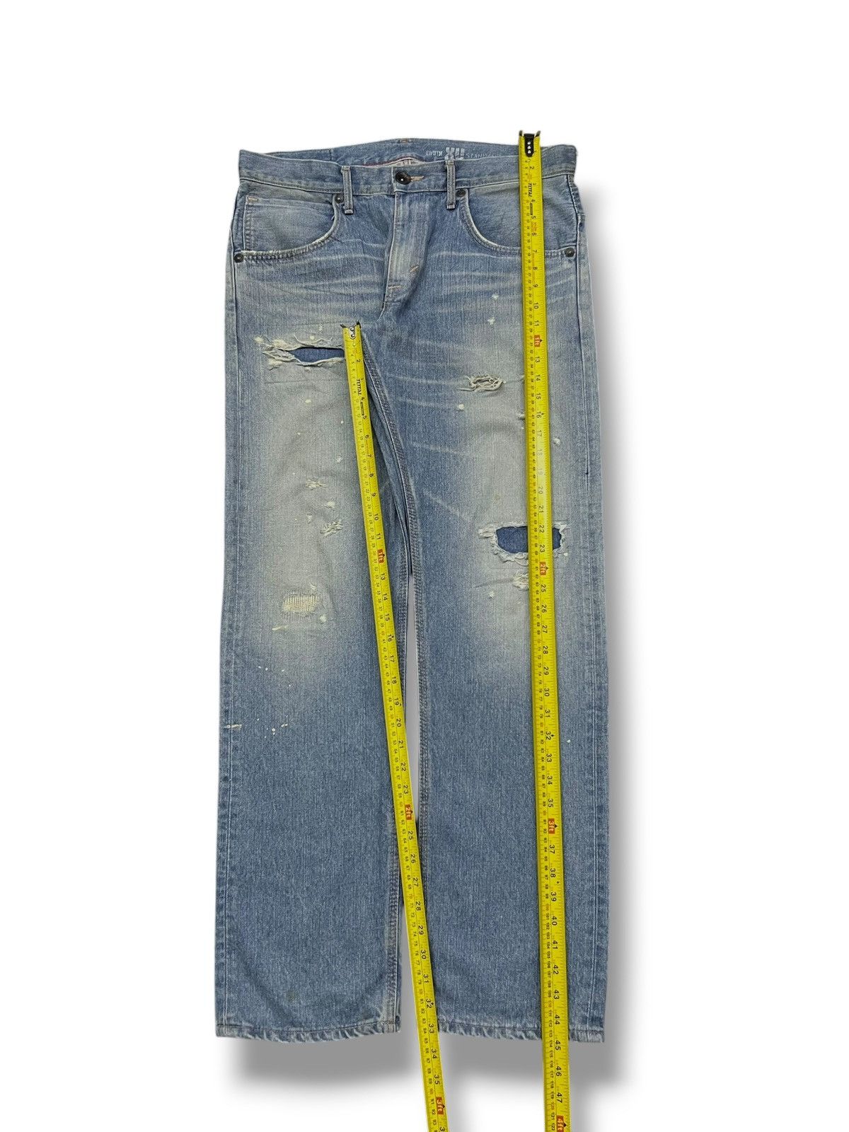 Edwin Vintage Edwin EX403 Japan - Faded Light Wash, Distressed Size US 37 - 14 Thumbnail