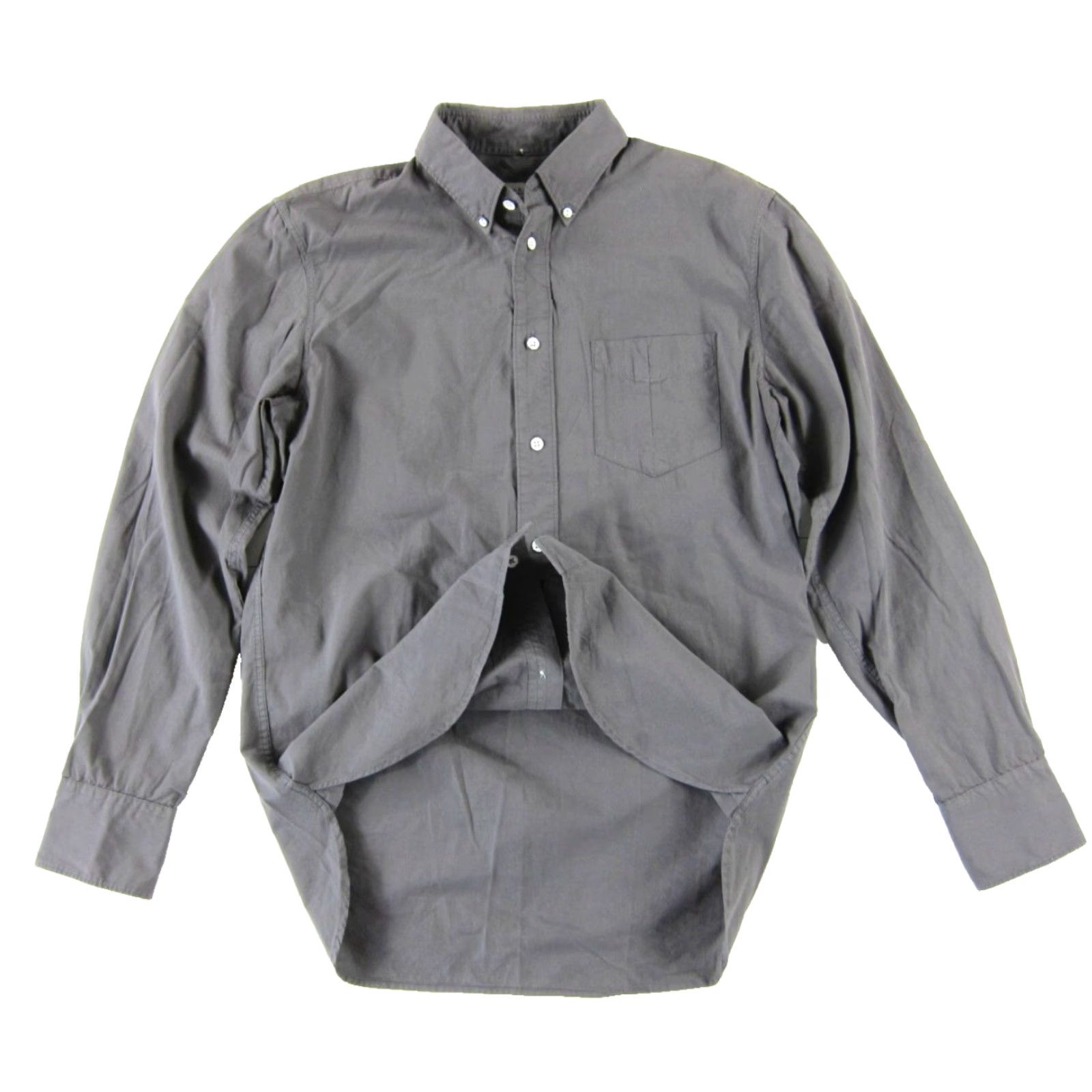 Rag & Bone rag & bone Standard Issue Grey 100% Cotton Long Sleeve Button Up Shirt Men Small Size US S / EU 44-46 / 1 - 5 Thumbnail
