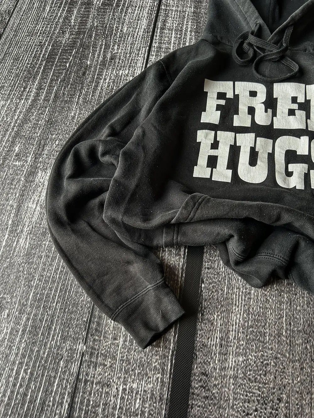 Hysteric Glamour × If Six Was Nine VTG JNCO Balenciaga Rick Owens Style Rap "Free Hugs" Hoodie Size US M / EU 48-50 / 2 - 2 Thumbnail