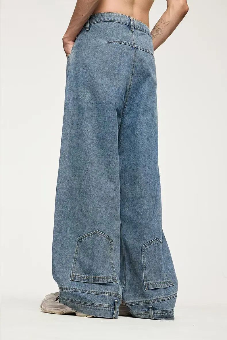 Designer × Japanese Brand Streetwear Hip Hop Loose Casual Jeans Size US 32 / EU 48 - 3 Thumbnail