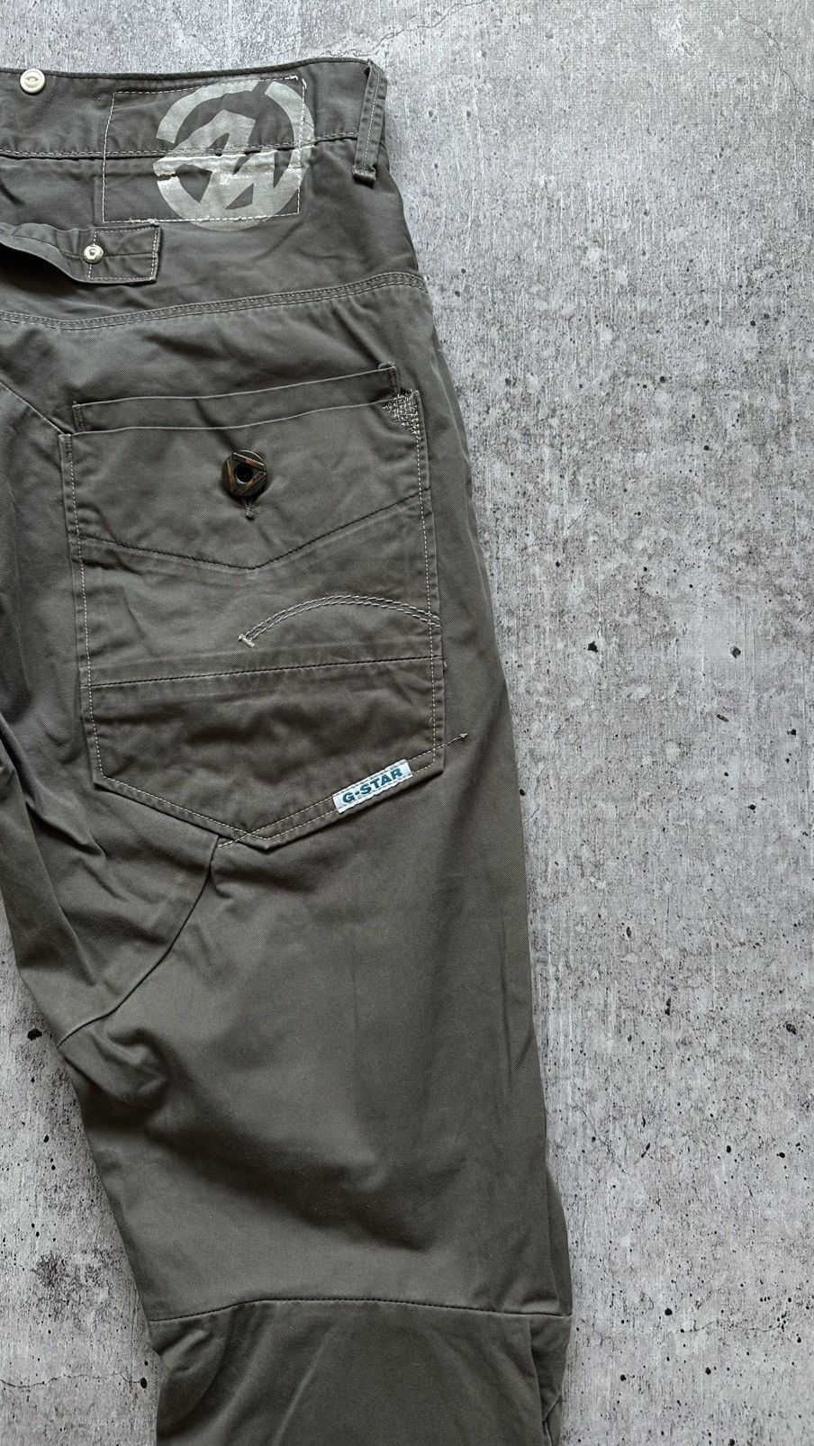 G-Star G star Raw Organic Cargo Style Vintage Casual Pants Size US 33 - 14 Thumbnail