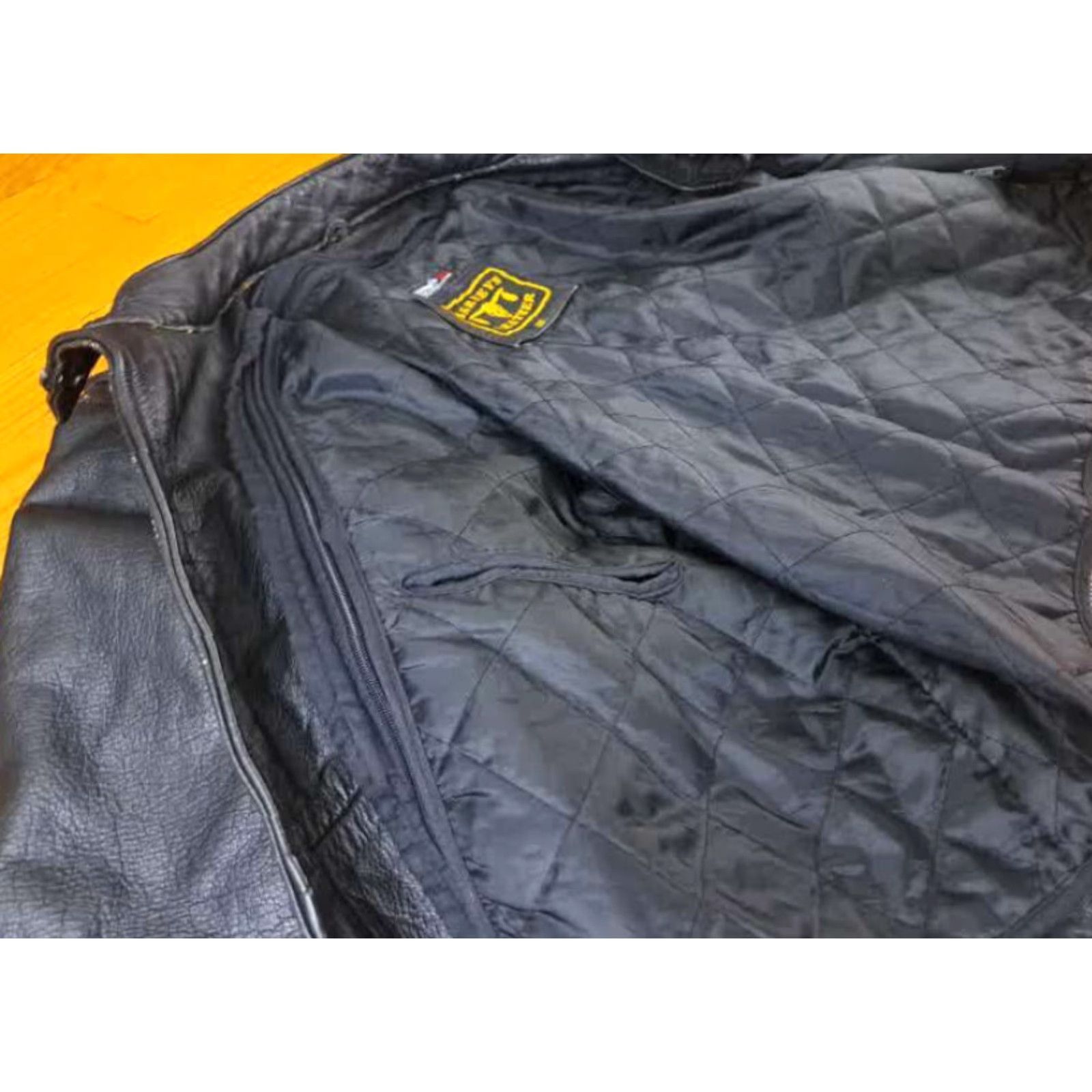 Vintage VINTAGE Barney's Leather Motorcycle Jacket 50 Men Zip Insulated 3M Black Polyester Leather Jacket Motorcycle Mens 50 Size US M / EU 48-50 / 2 - 4 Thumbnail