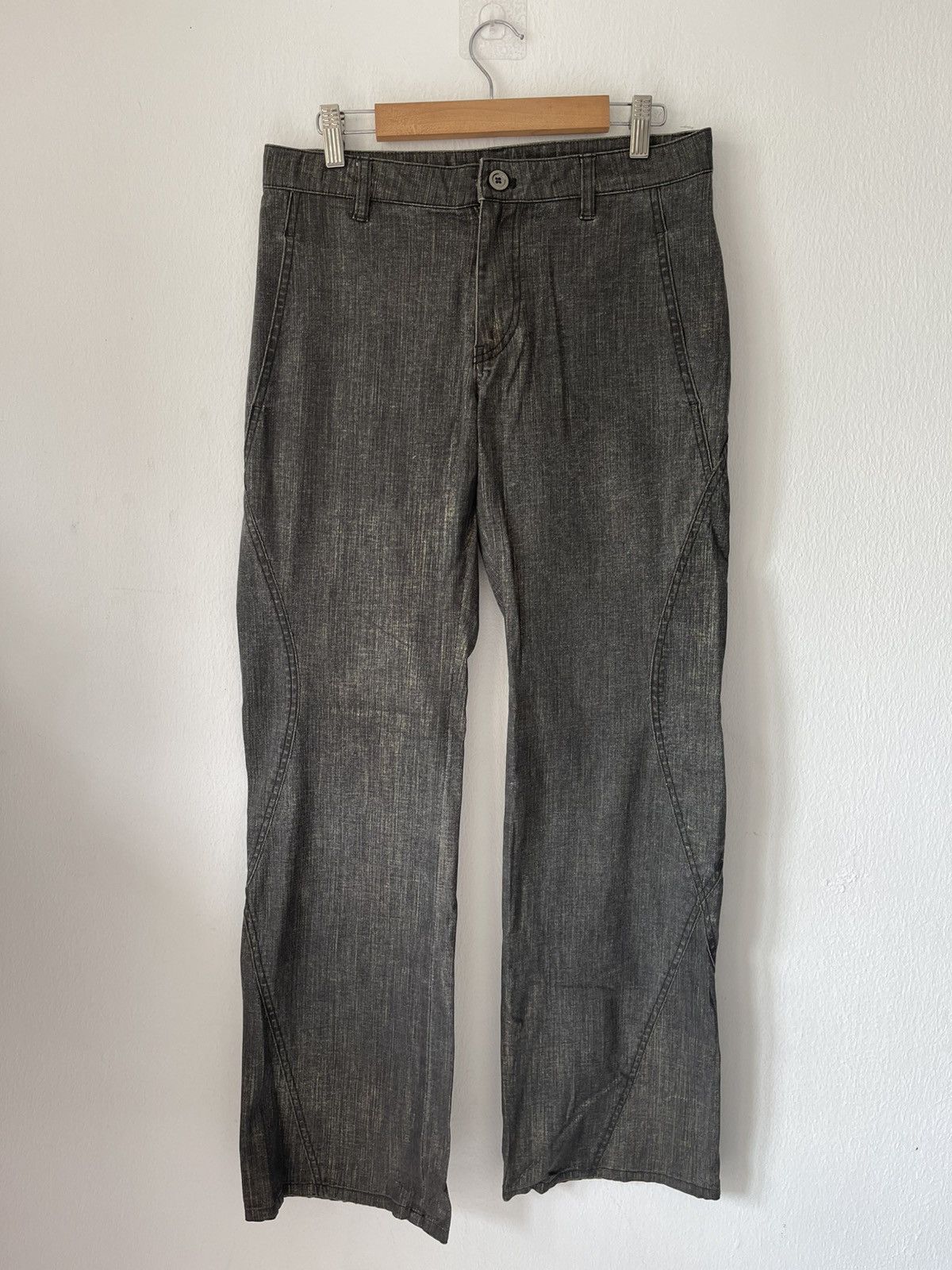 Issey Miyake 2000s Haat Issey Miyake Glitter Pants Size US 30 / EU 46 - 6 Thumbnail