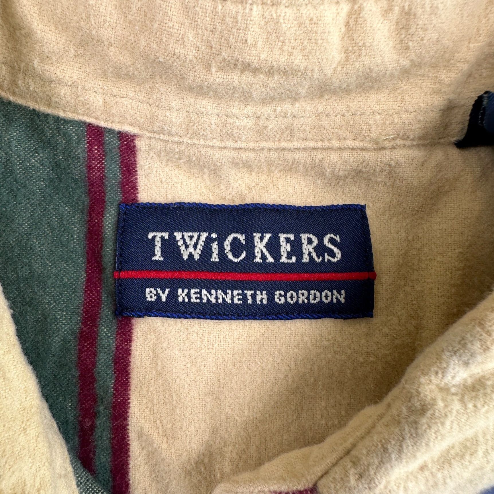 Vintage Twickers By Kenneth Gordon Button-Up Shirt Yellow Green Men's Size Large Size US L / EU 52-54 / 3 - 3 Thumbnail