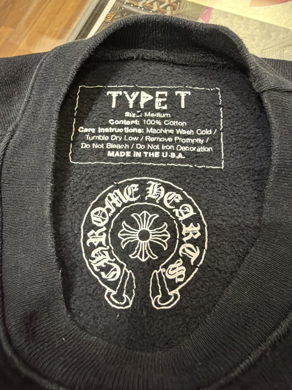Chrome Hearts Chrome Hearts x Matty Boy x Kristian Stark ‘Type T’ Crewneck Size US M / EU 48-50 / 2 - 3 Thumbnail