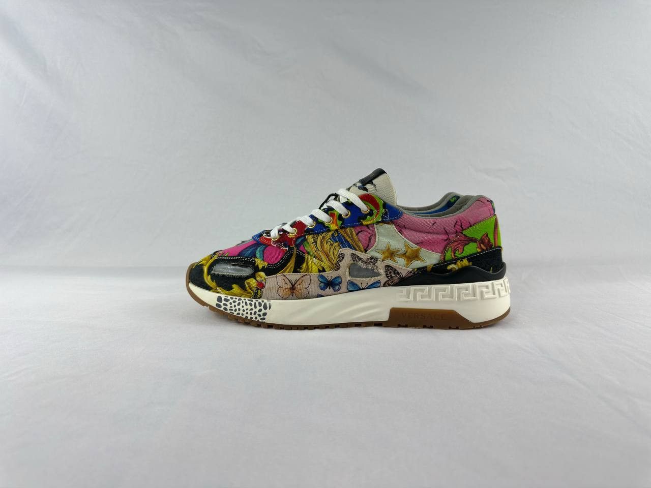 Versace Versace Achilles 'Baroque Print' Sneakers Size US 12 / EU 45 - 9 Thumbnail
