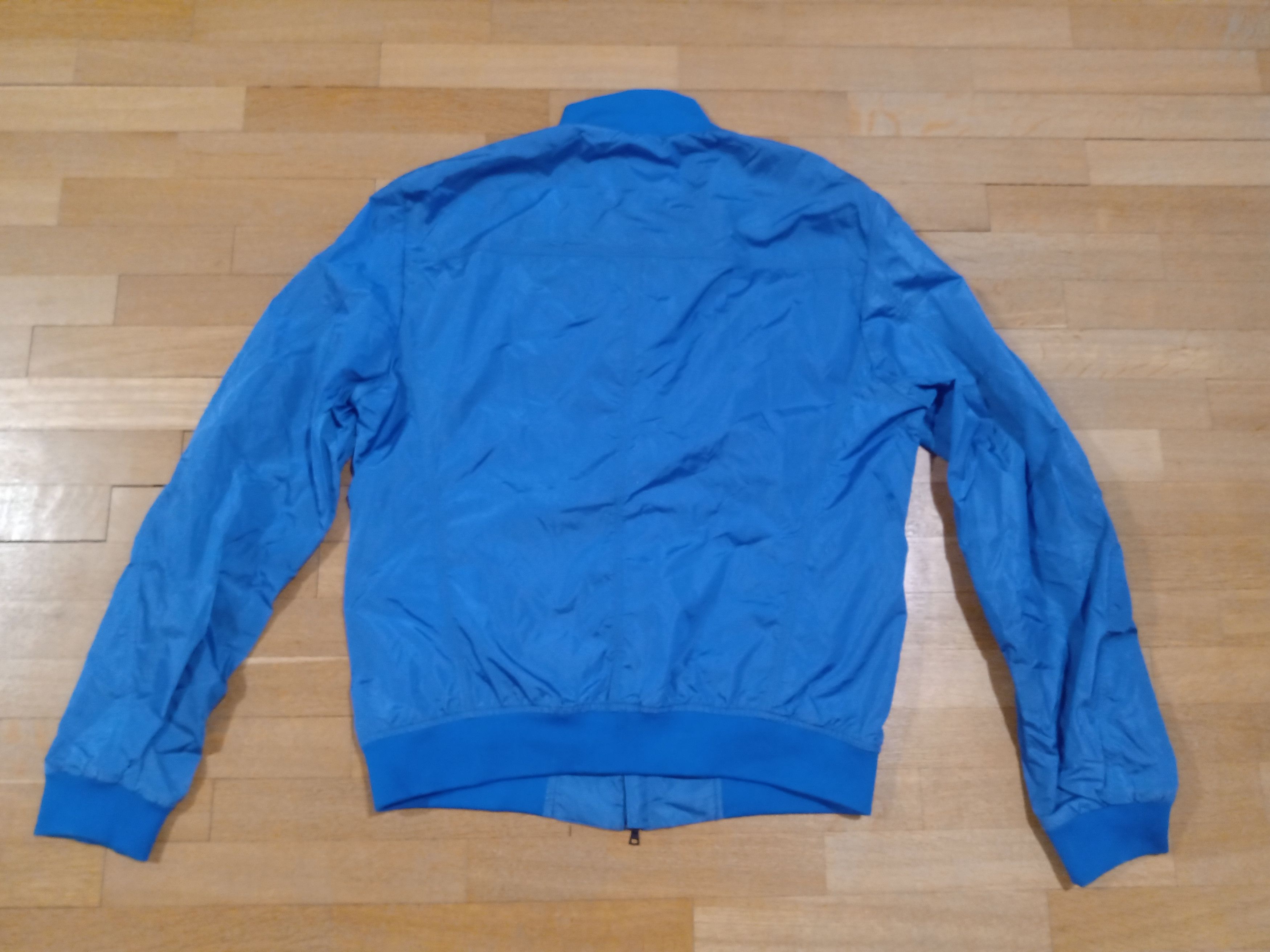 Peuterey Peuterey Sands NB 02 Light Bomber Jacket Shiny Nylon Blue Size US M / EU 48-50 / 2 - 11 Thumbnail