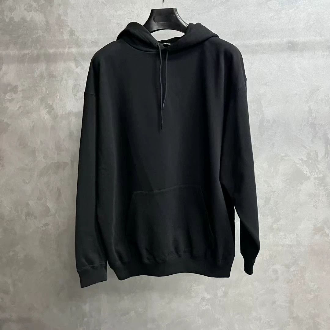 Balenciaga Balenciaga Latest Black Back Logo Hoodie Size US L / EU 52-54 / 3 - 1 Preview