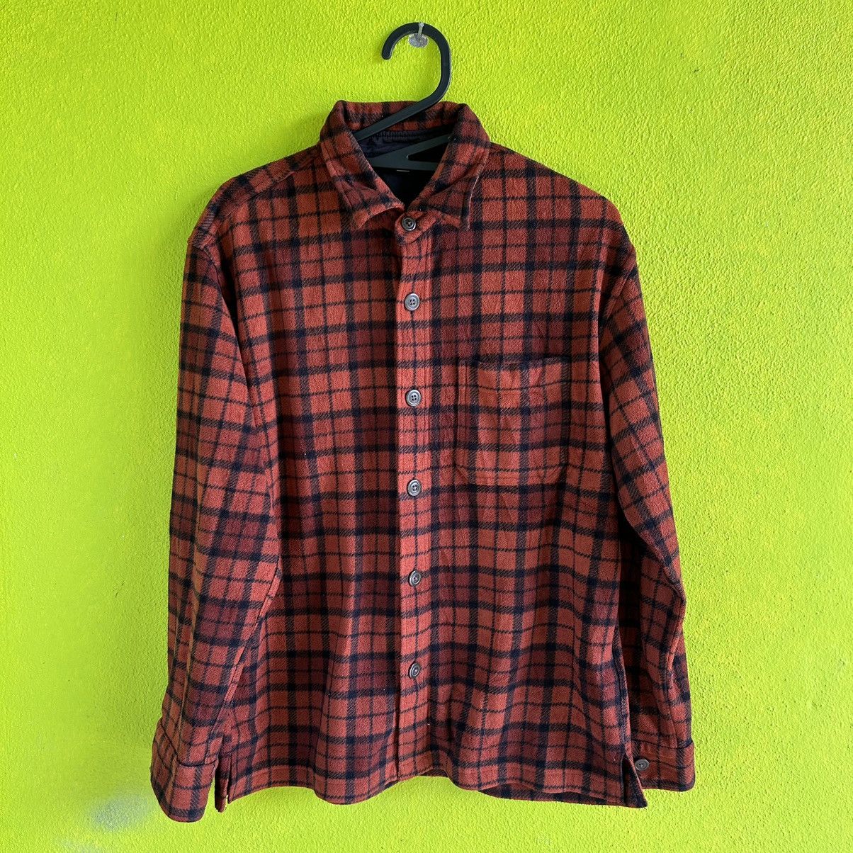 Uniqlo Vintage Uniqlo Checkered Shirt Size US M / EU 48-50 / 2 - 1 Thumbnail