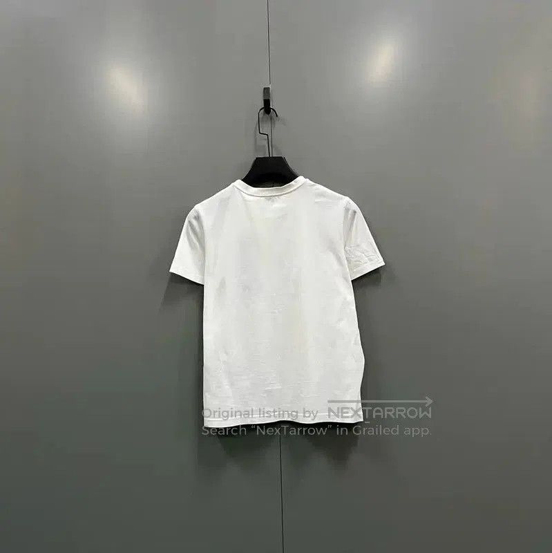Burberry Burberry White Cotton Logo Short Sleeve Tee. Size M / US 6-8 / IT 42-44 - 2 Thumbnail