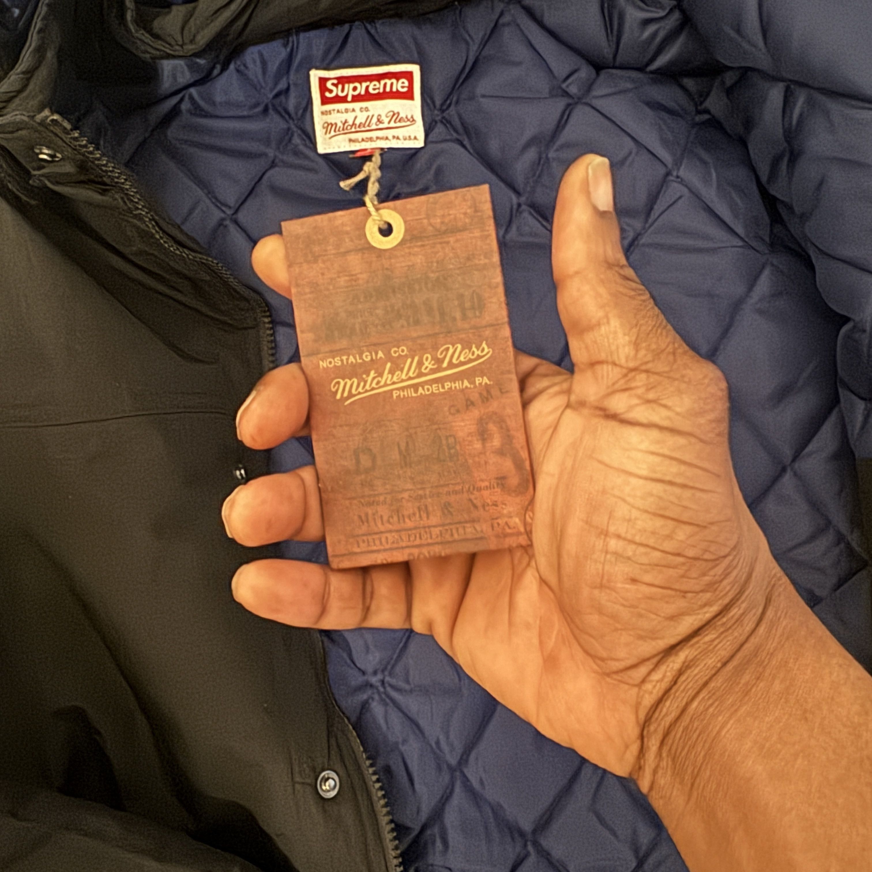 Mitchell & Ness × Supreme Supreme®/Mitchell & Ness NCAA Hooded Stadium Jacket Size US L / EU 52-54 / 3 - 15 Thumbnail