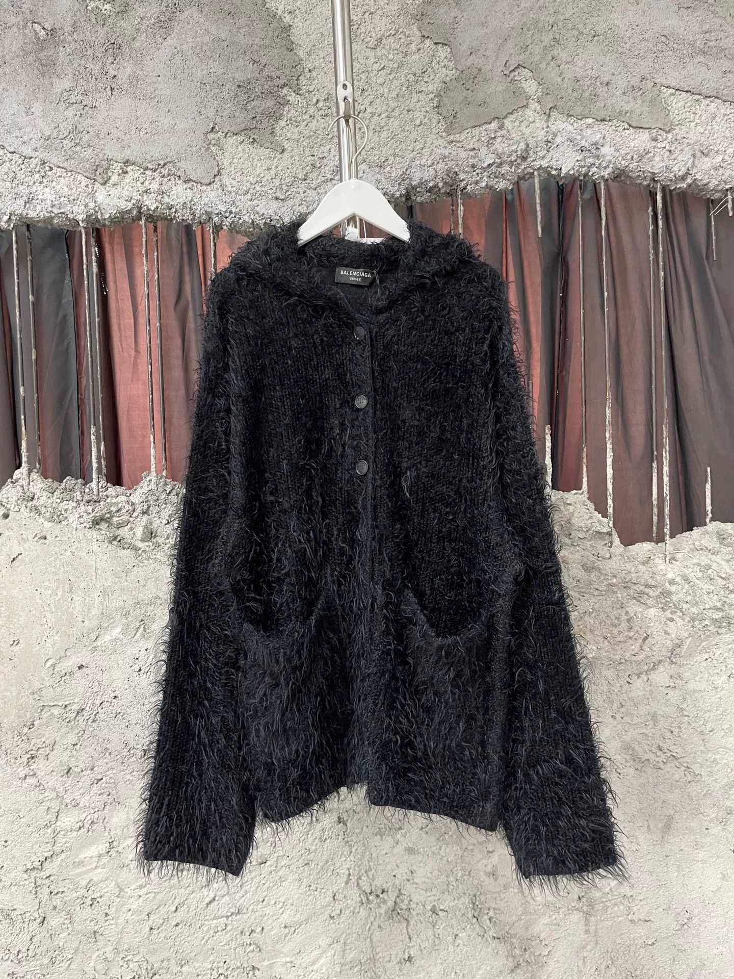 Balenciaga Balenciaga Mohair Jacket Coat Size US XXS / EU 40 - 1 Thumbnail