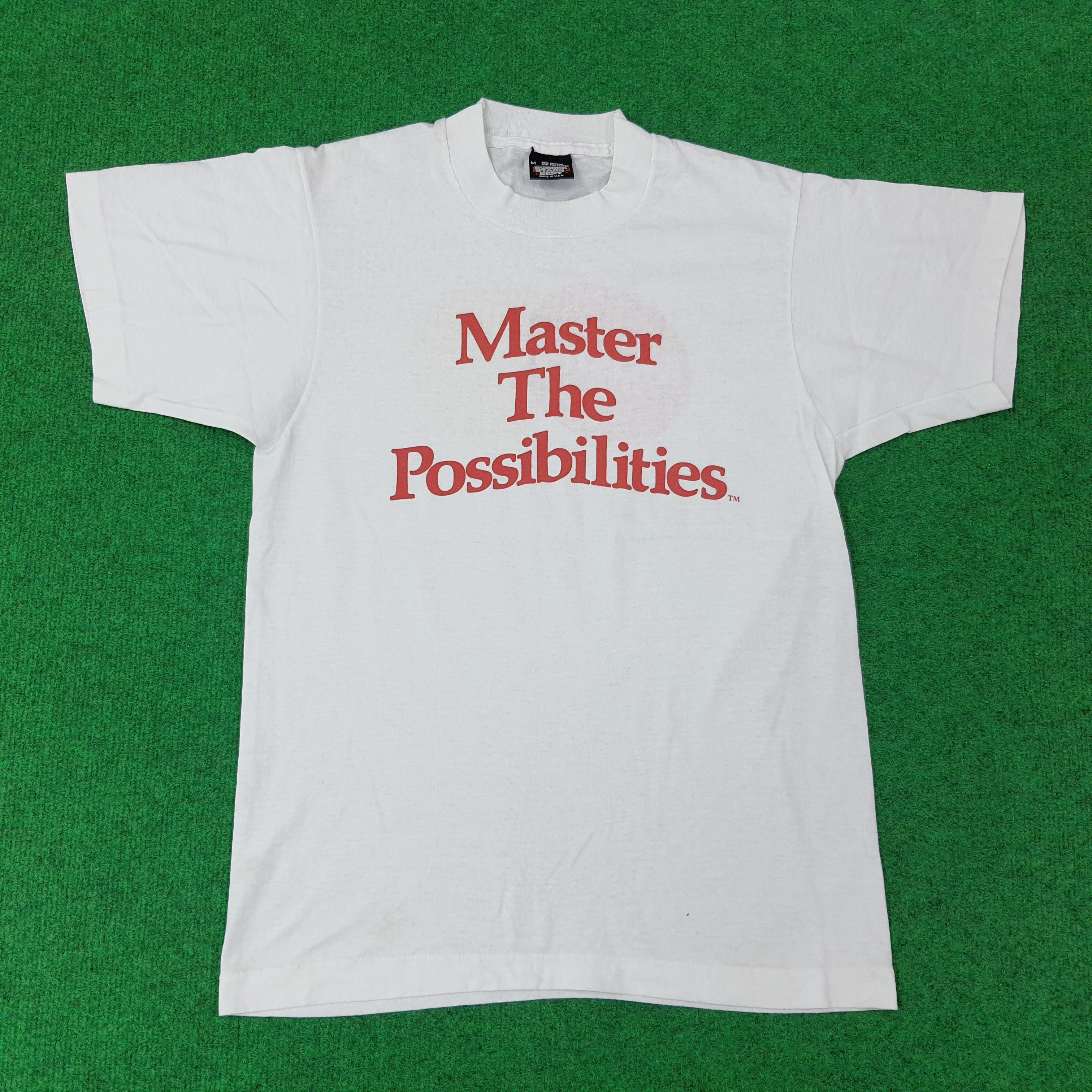 Vintage Vintage Master Card Master the Possibilities Tshirt C249N76 Size US S / EU 44-46 / 1 - 3 Thumbnail