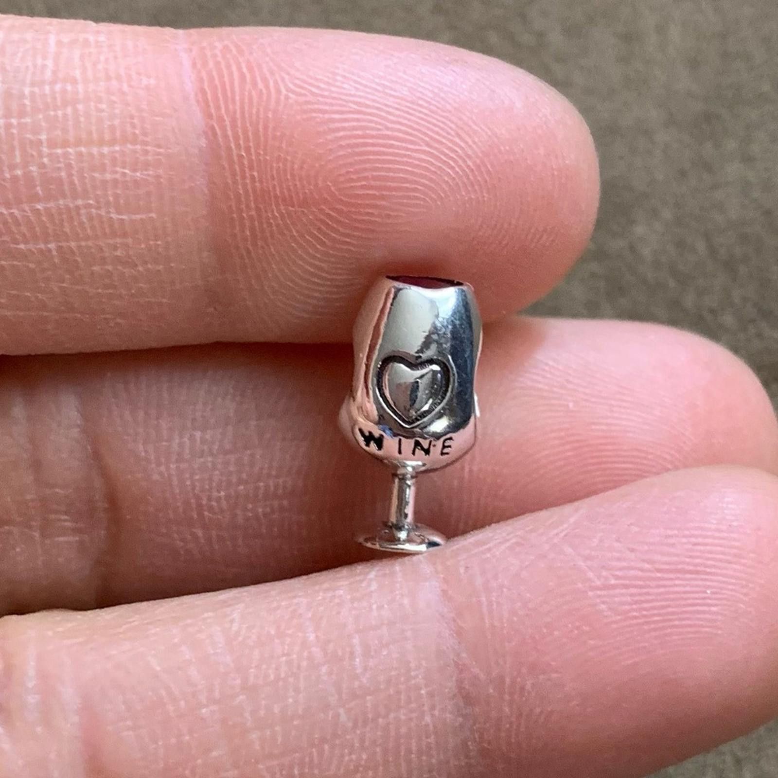 Other NWOT Wine Glass Charm Sterling Silver 925 Size ONE SIZE - 3 Thumbnail