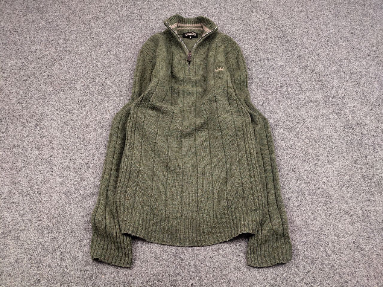 Katharine Hamnett London Vintage Katharine Hamnett Design Light Zip Wool Sweater Size US S / EU 44-46 / 1 - 2 Thumbnail