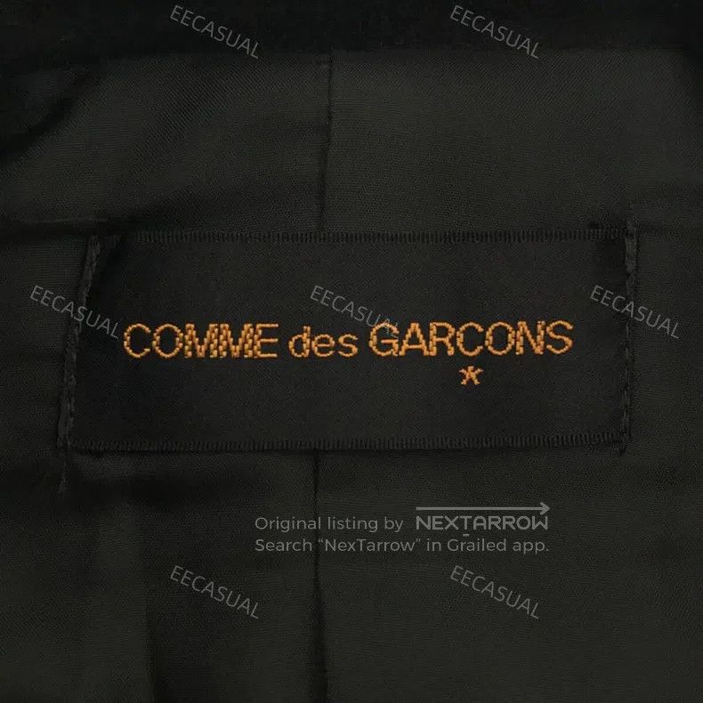 Comme des Garcons Comme Des Garcons Patchwork cloak long coat, Red and black Size S / US 4 / IT 40 - 5 Thumbnail