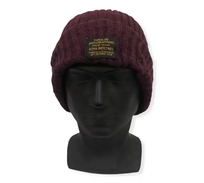 Alpha Industries Alpha industries Military Style Beanie Hat Size ONE SIZE - 1 Thumbnail