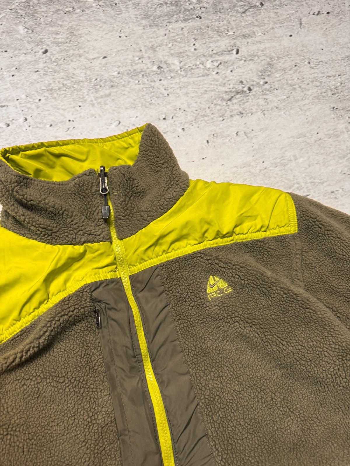 Nike × Nike ACG × Vintage NIKE ACG DOUBLE SIDED TEDDY FLEECE OVERSIZE JACKET Size US XL / EU 56 / 4 - 3 Thumbnail