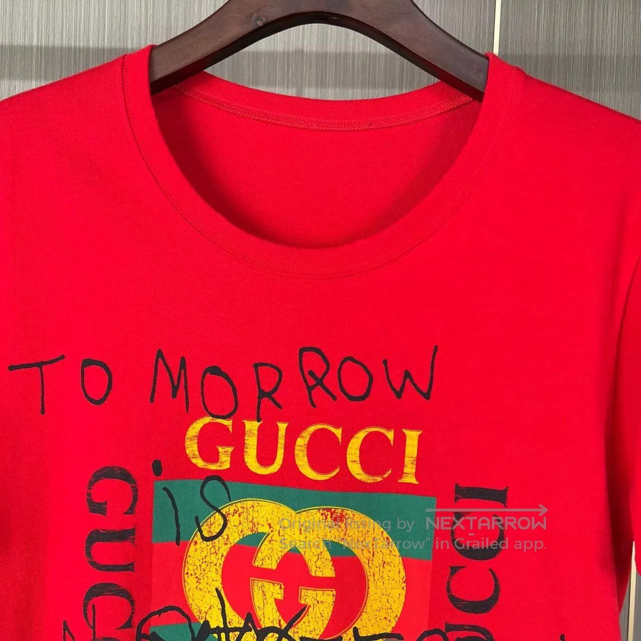 Gucci Gucci Square Graffiti Letter Short Sleeve. Size XS / US 0-2 / IT 36-38 - 3 Thumbnail
