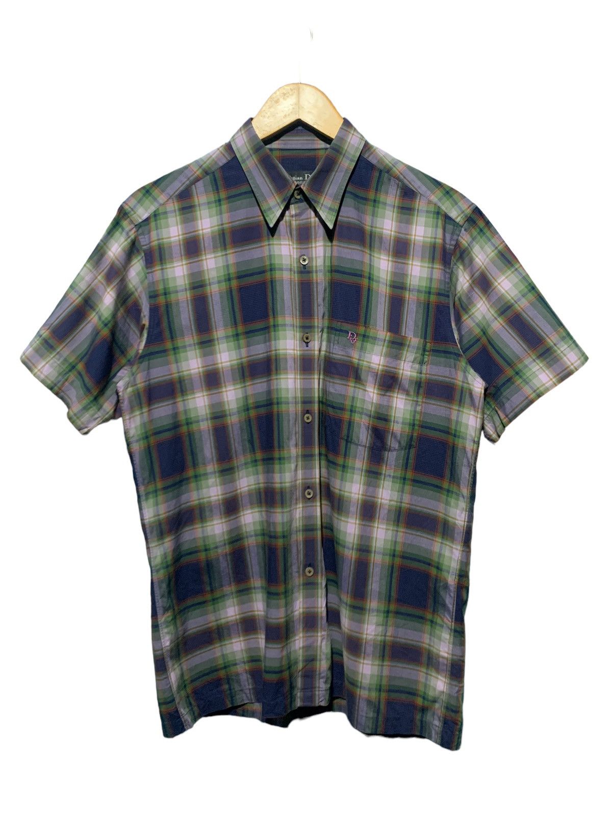 Dior Vintage christian dior monsieur tartan plaid shirt dior Size US L / EU 52-54 / 3 - 5 Thumbnail