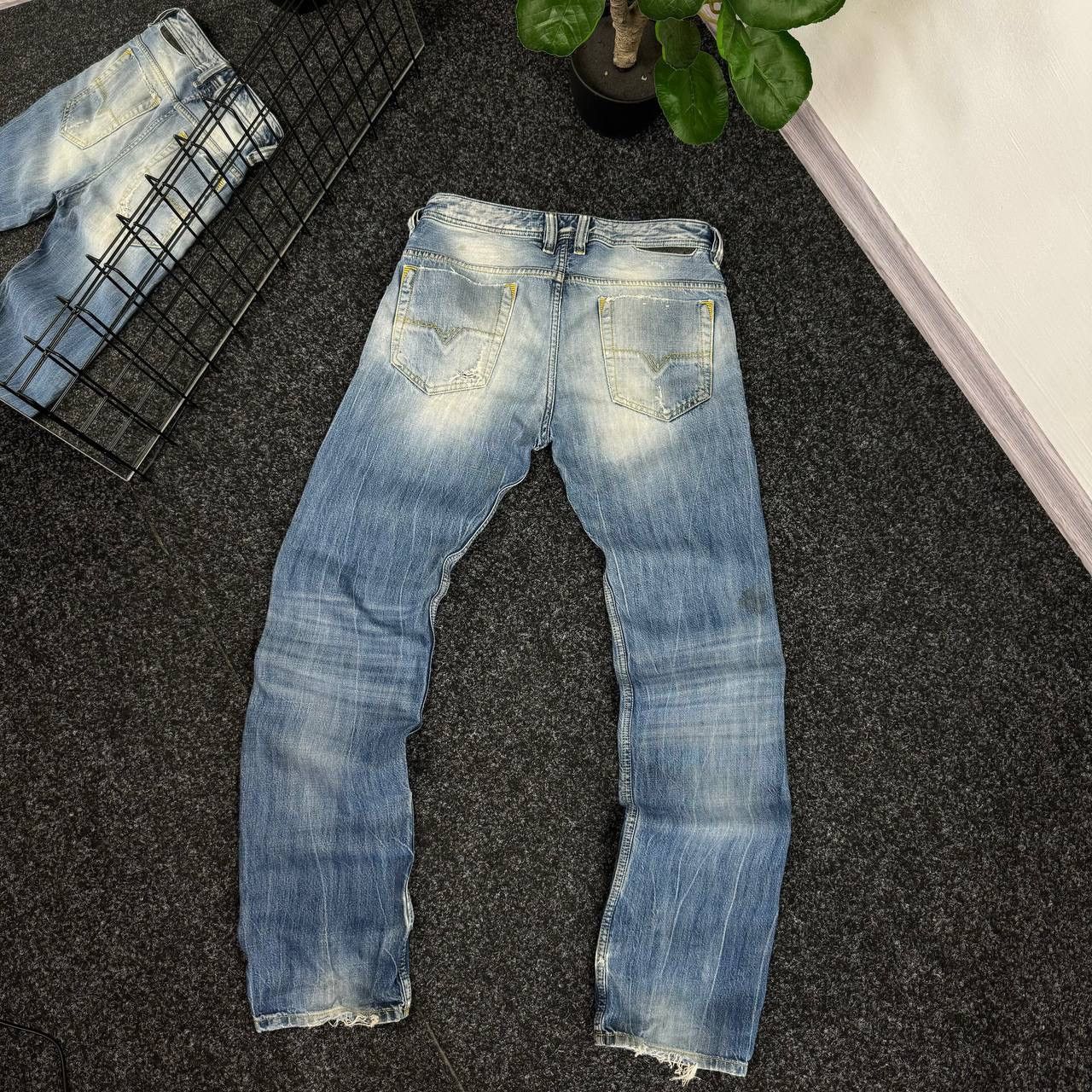 Diesel Rare Diesel Distressed Pants Vintage Avant Garde Y2k Style Size US 29 - 2 Thumbnail