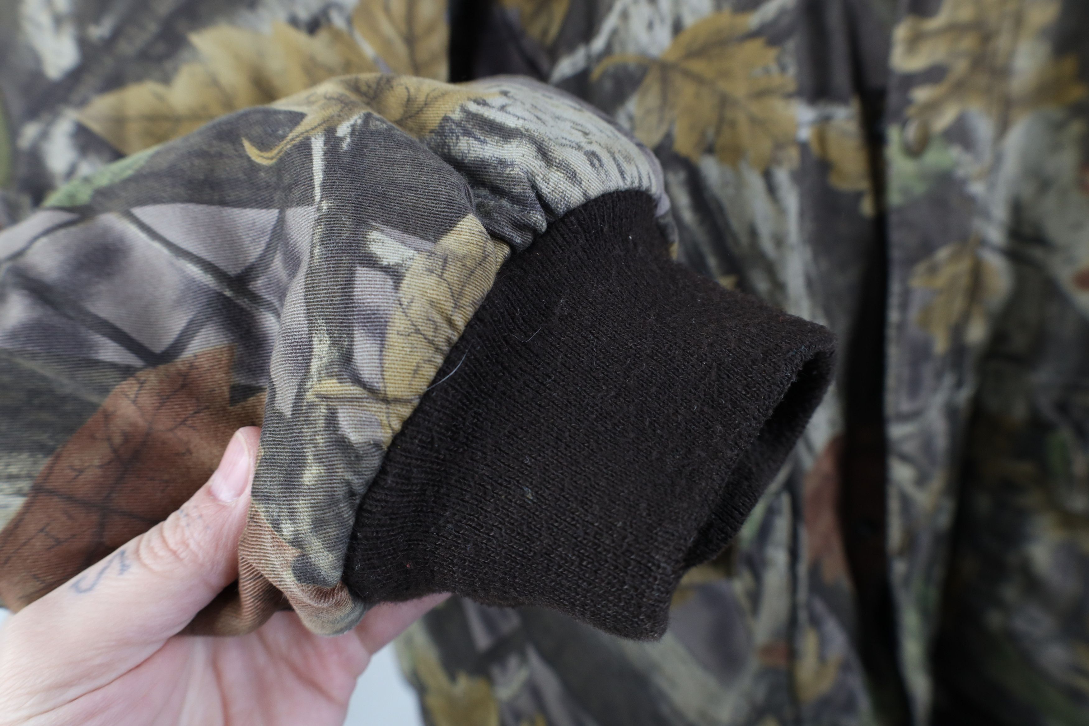 Vintage Vintage 90s Streetwear Camouflage Quilted Bomber Jacket Size US XL / EU 56 / 4 - 5 Thumbnail