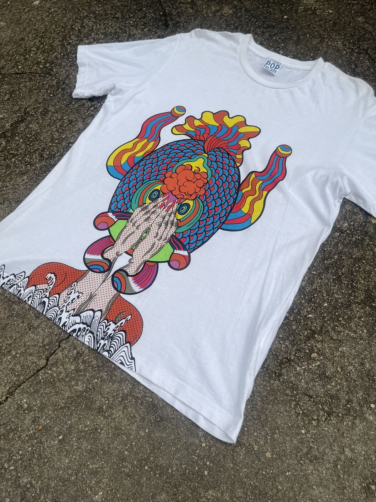 Japanese Brand × Vintage Vintage Pop Art T shirt Japanese XL Warhol Basquiat Haring Size US XL / EU 56 / 4 - 3 Thumbnail