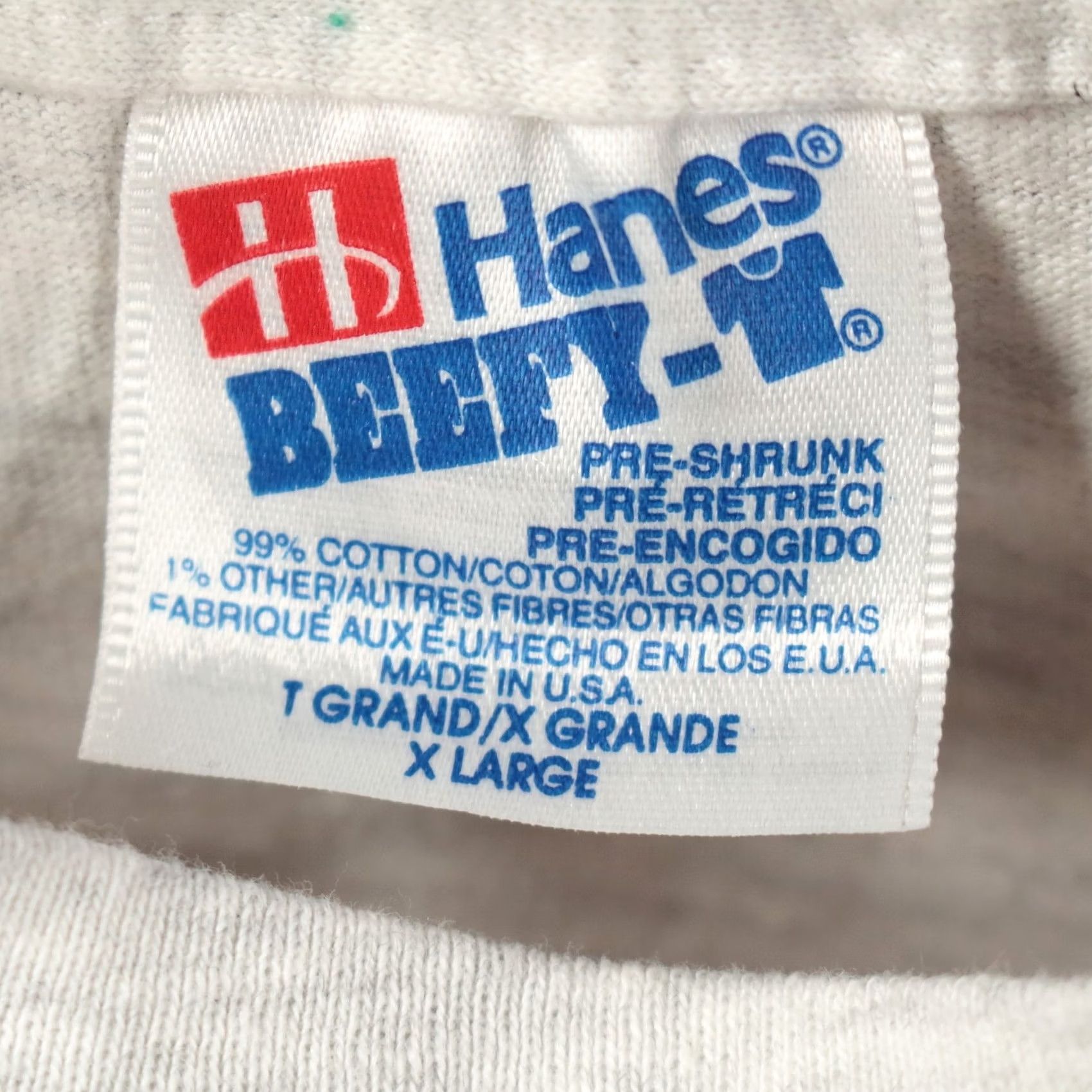 Hanes Wolfgang Puck Cafe t-shirt XL vtg 90s usa made single stitch tech grunge skater Size US XL / EU 56 / 4 - 7 Thumbnail
